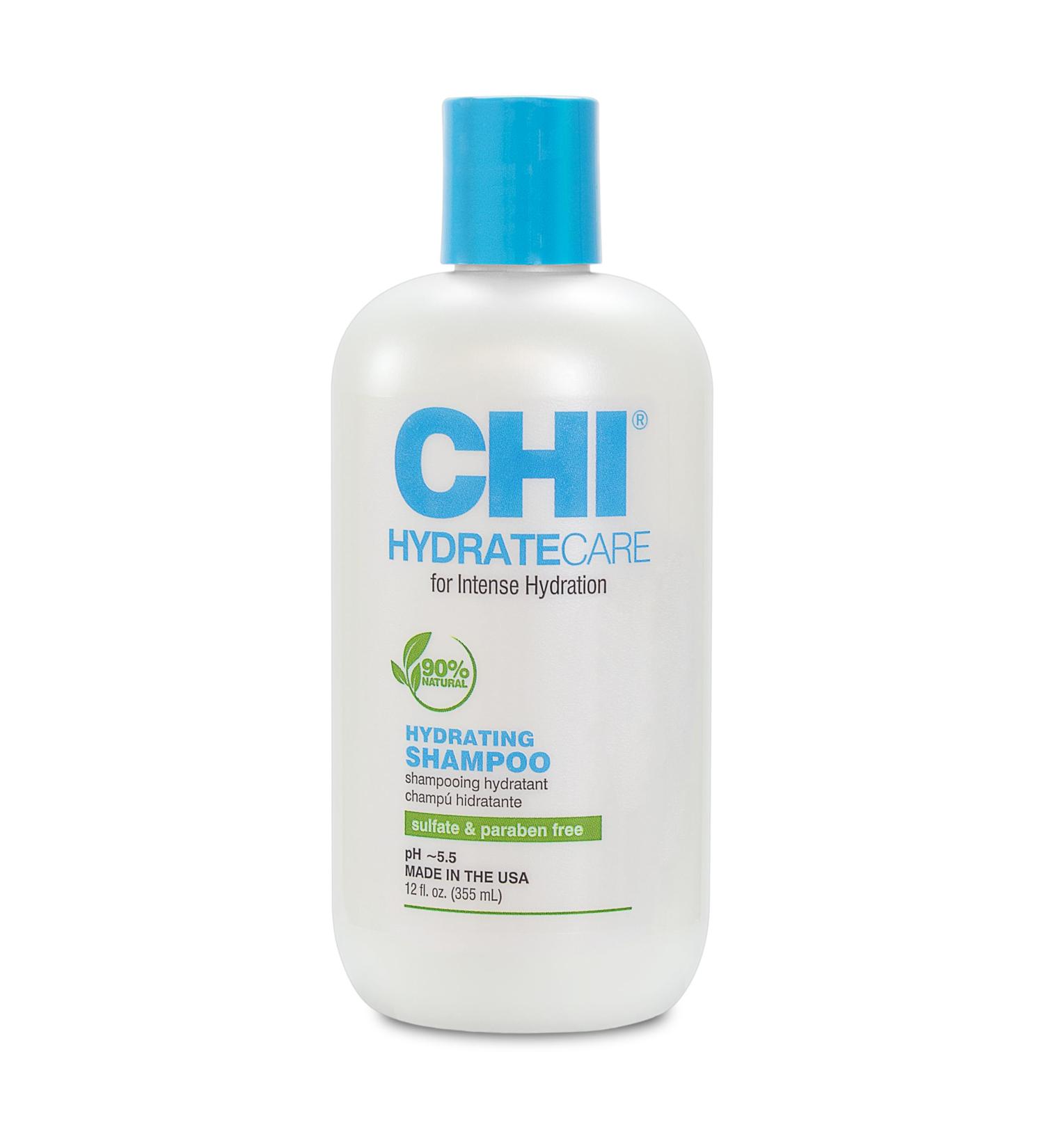 CHI HydrateCare Hydrating Shampoo - Balance Moisture Protect Against Damage Sulfate & Paraben-Free 12 Oz | Cruelty-Free International Shipping - Buy Online on GoSupps.com