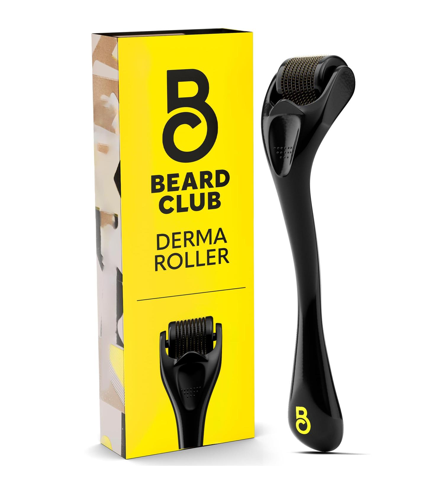 Buy The Beard Club Derma Roller - Microneedling Roller for Face Body & Scalp - 540 Titanium Microneedles for Hair & Beard - International Shipping Available - Buy Online on GoSupps.com