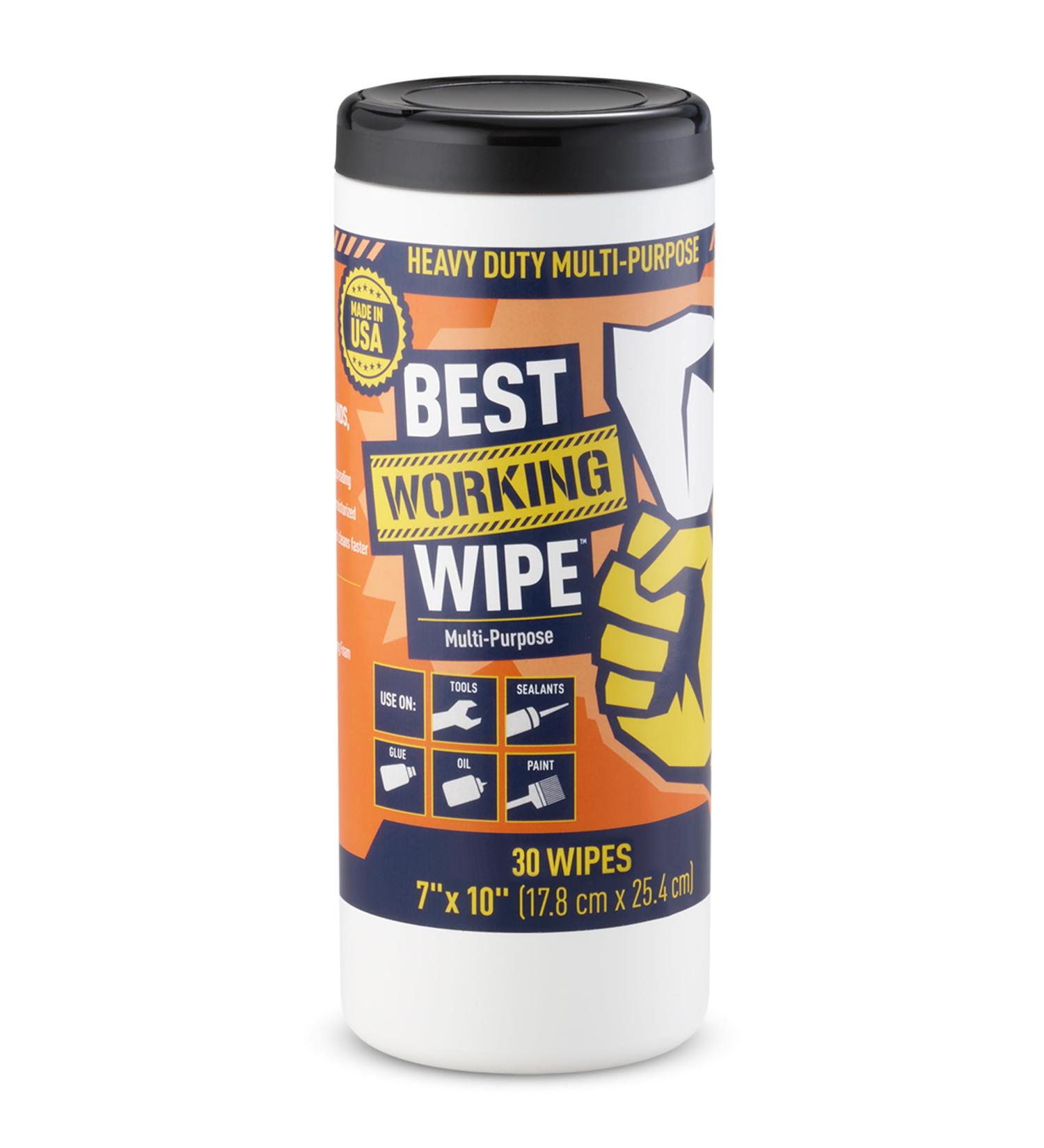 Heavy-Duty Disposable Industrial Cleaning Wipes - Multi-Purpose Extra Large 30 Count for Paint Oil Grease & More - Buy Online on GoSupps.com