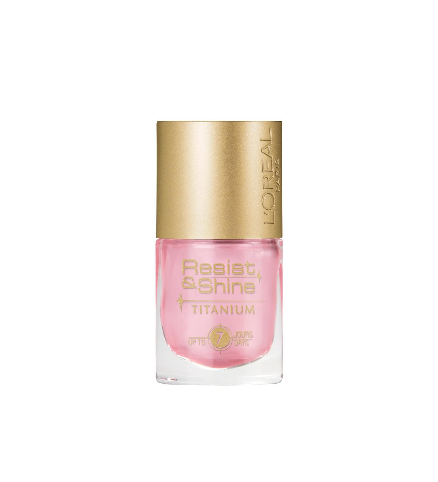 L 'Oreal Resist and Shine Titanium Nail Polish 103 titanium 103