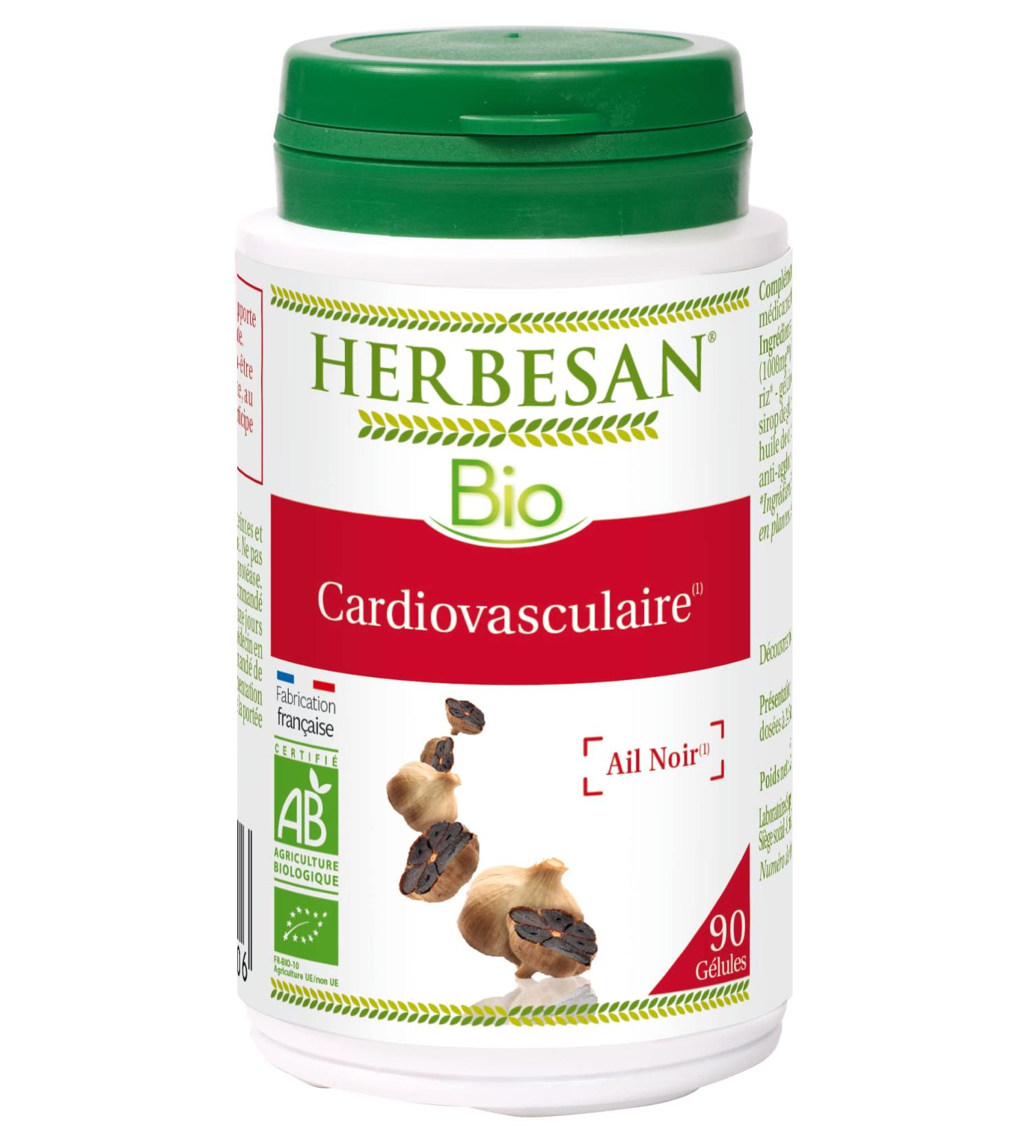 HERBESAN -ORGANIC BLACK GARLIC - 90 capsules