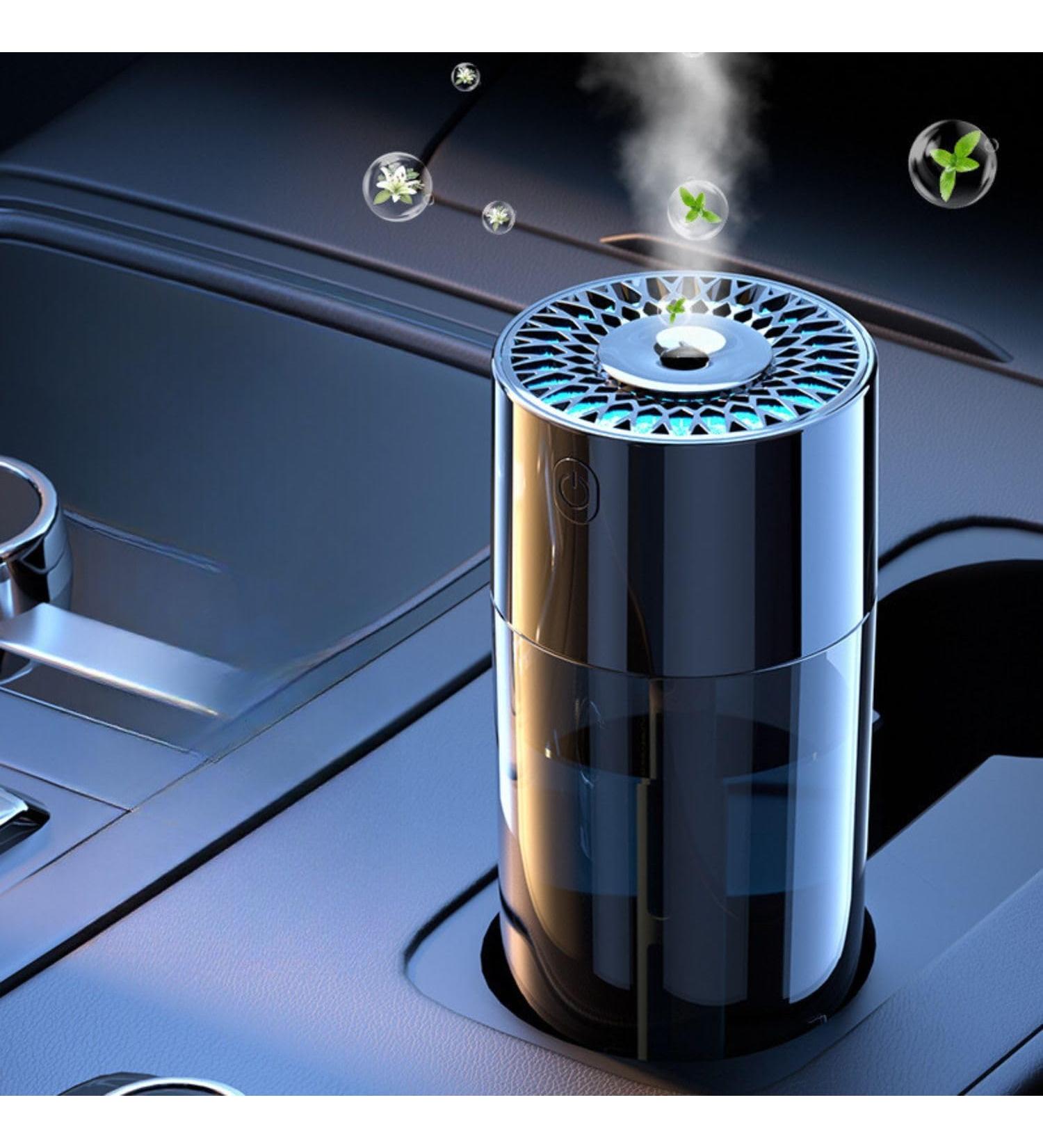 Royal Black Car Diffuser - USB Plug-in 100ml Mini Essential Oil Humidifier & Aromatherapy Freshener - Buy Online on GoSupps.com