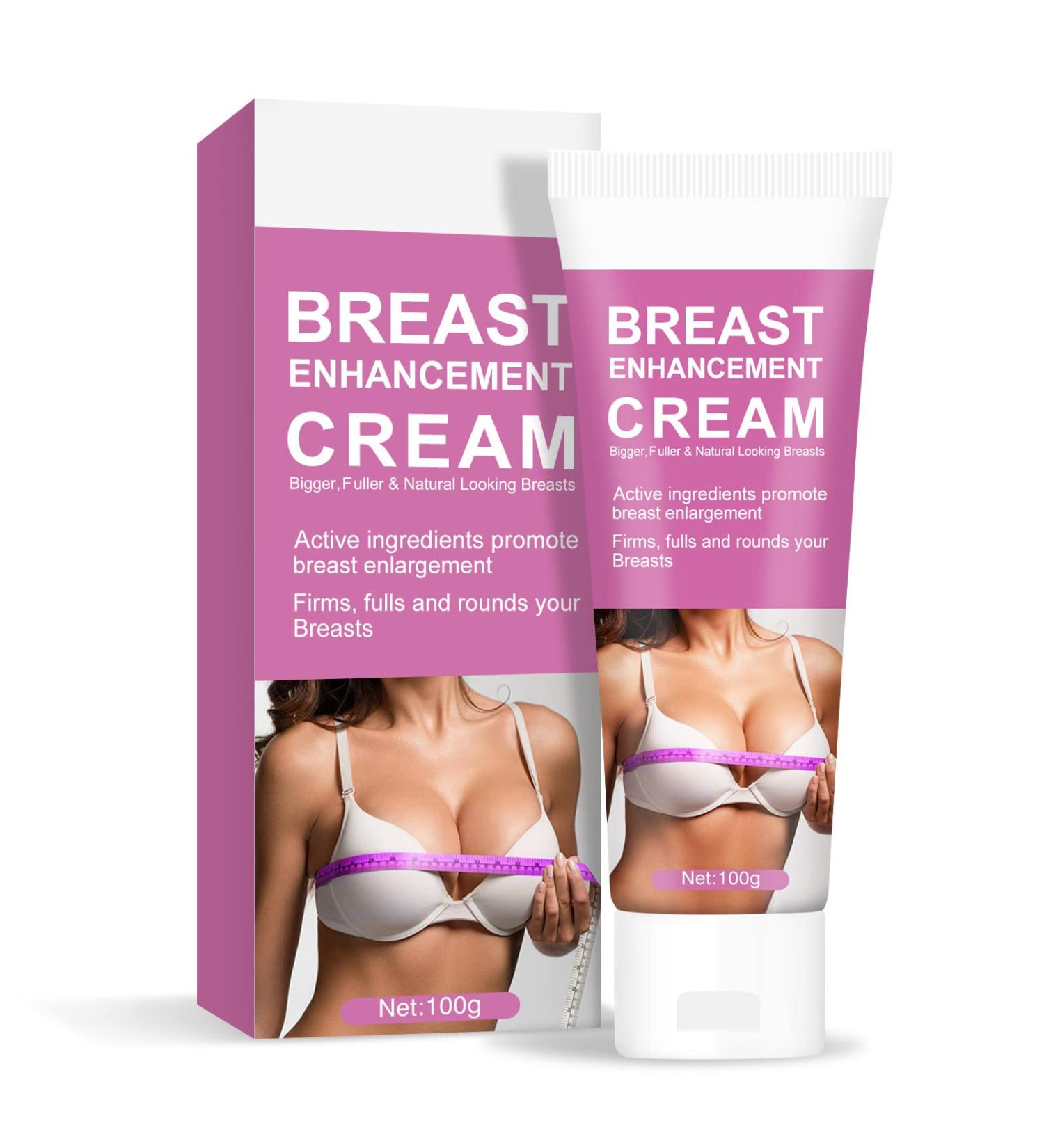 Breast Enhancement Cream - 100g Enlargement Cream for Lift Firmness & Fuller Breasts | Gentle Plant-Based Formula - Buy Online on GoSupps.com