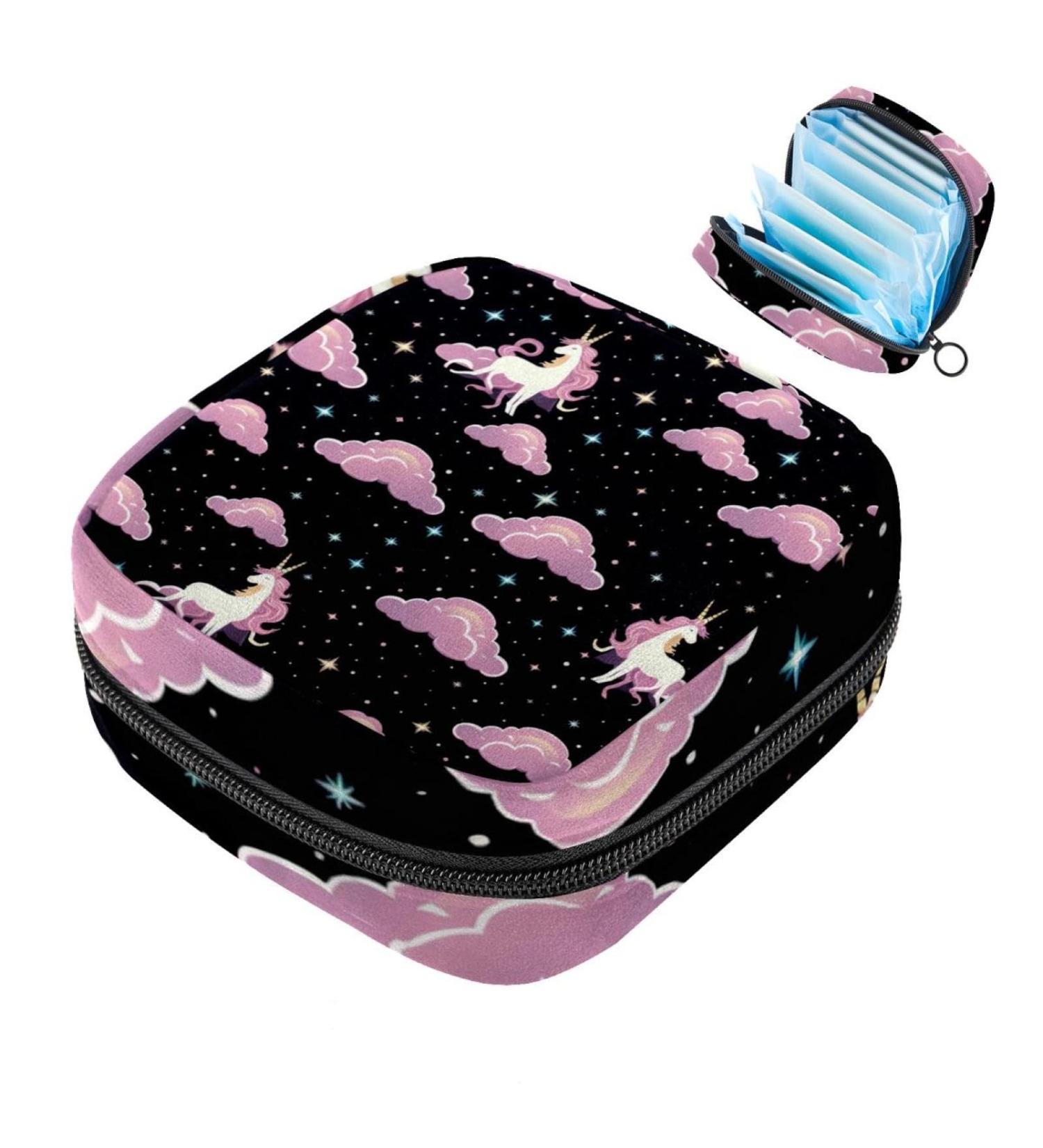 Period Bag Stylish Sanitary Napkin & Tampon Storage Holder for Purses | 4.7x6.6x6.6 in - Shop Internationally! - Buy Online on GoSupps.com