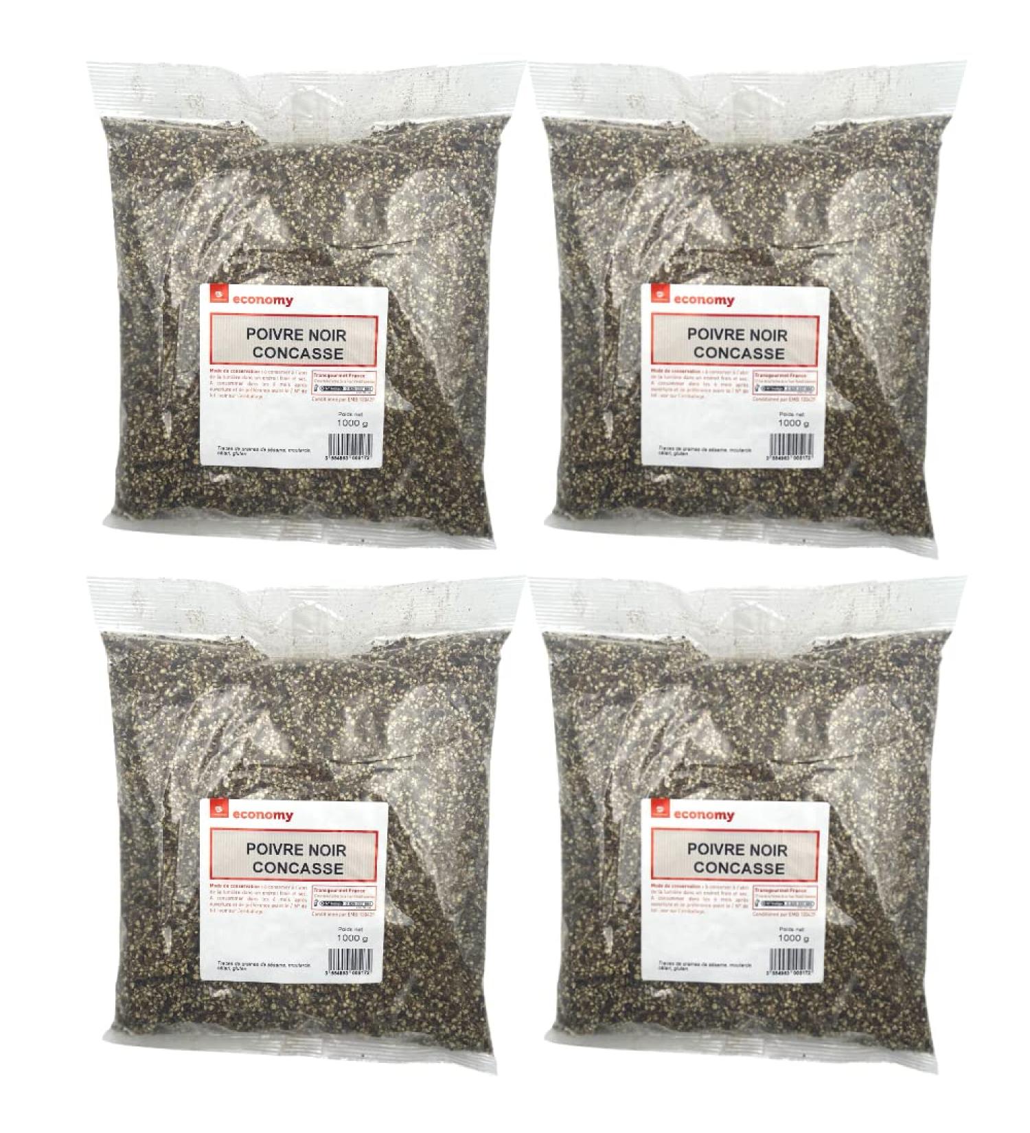 Cracked Black Pepper 1kg x 4 - Buy Online on GoSupps.com