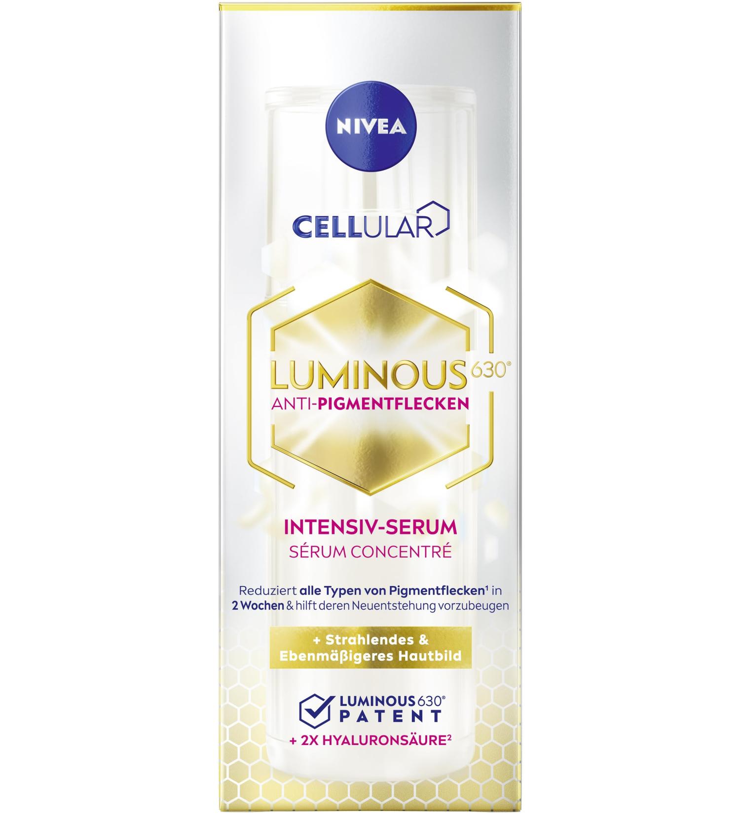 Beiersdorf NIVEA LUMINOUS630 Intensive serum against pigment spots facial care with thiamidol for an even and radiant complexion serum against pigment spots 30 ml
