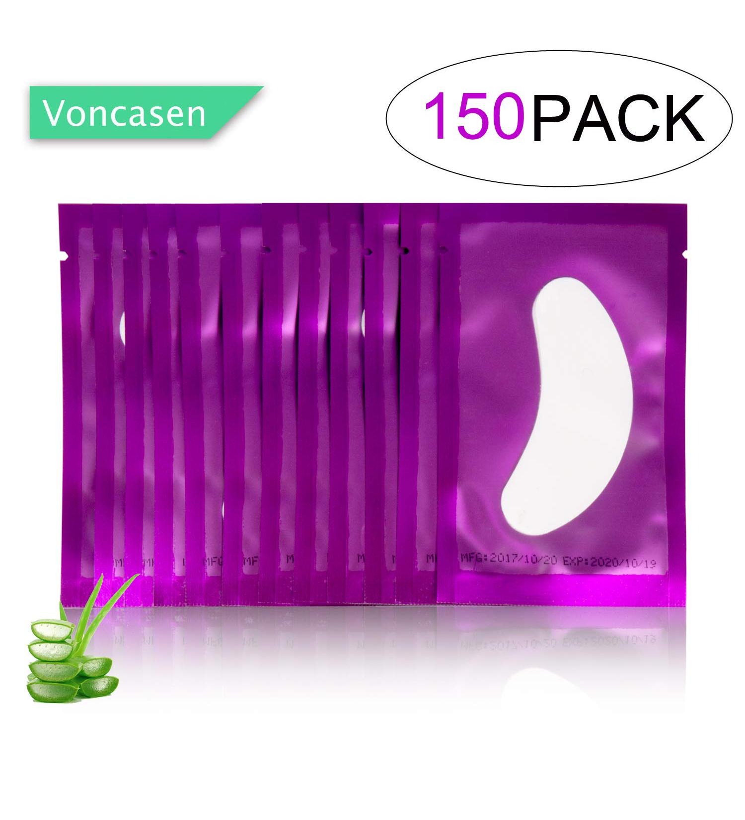 150 Pairs Set Comfy Gel Under Eye Pads for Eyelash Extensions - Purple - Buy Online on GoSupps.com