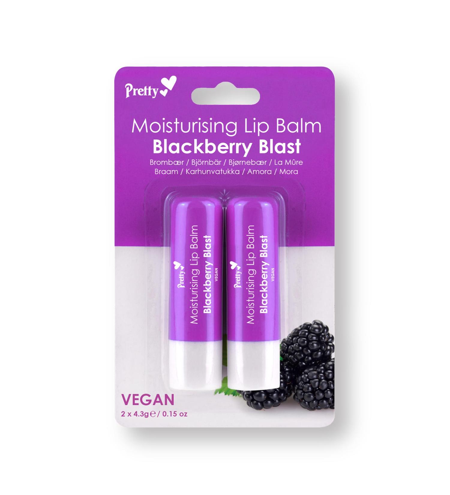 Pretty Moisturising Lip Balm Sweet Blueberry