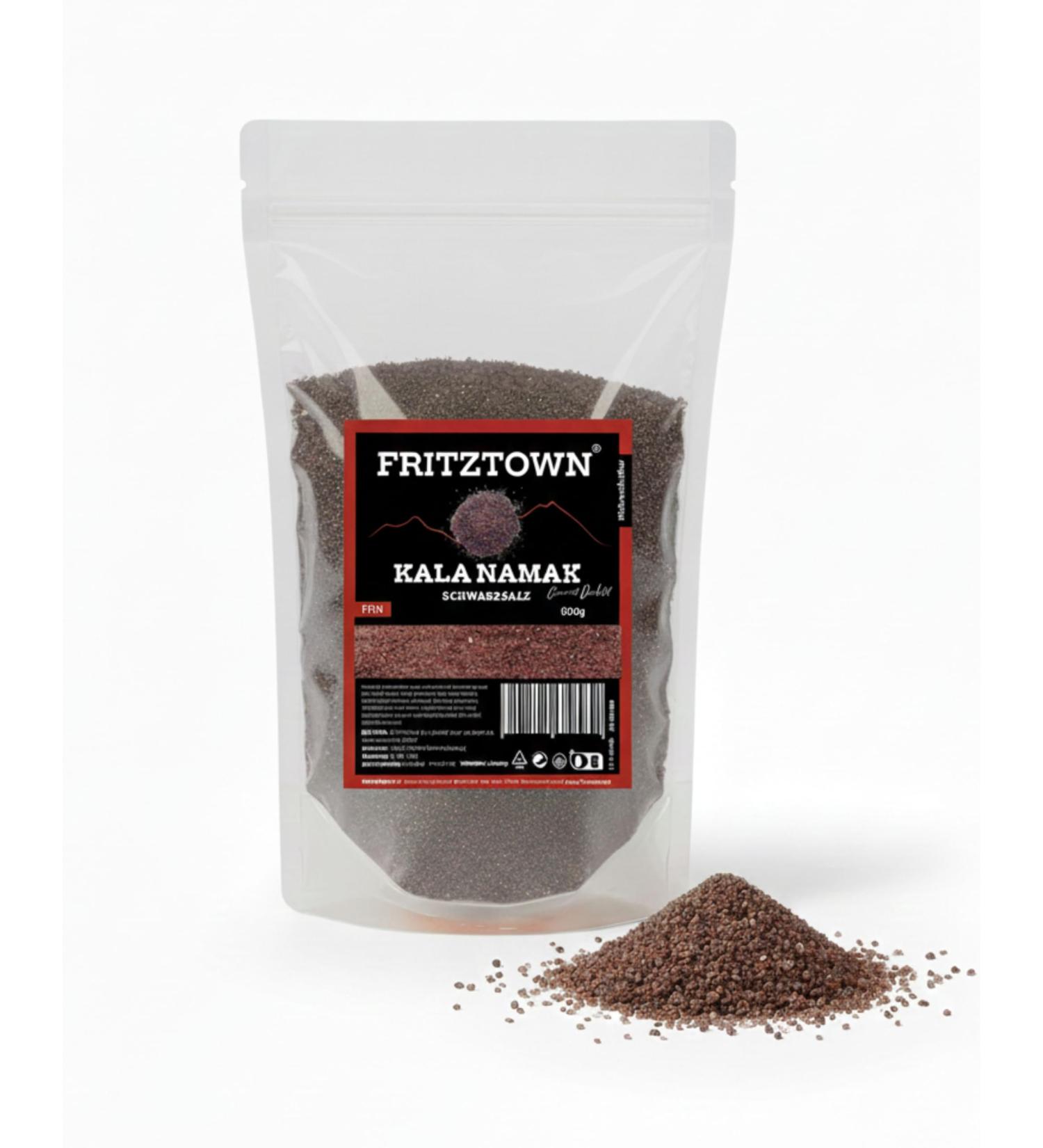  FRITZTOWN FRITZTOWN Kala Namak Black Crystal Salt also known as Himalayan Salt | Fine | 900g | Resealable | Originating from Punjab - Buy Online on GoSupps.com