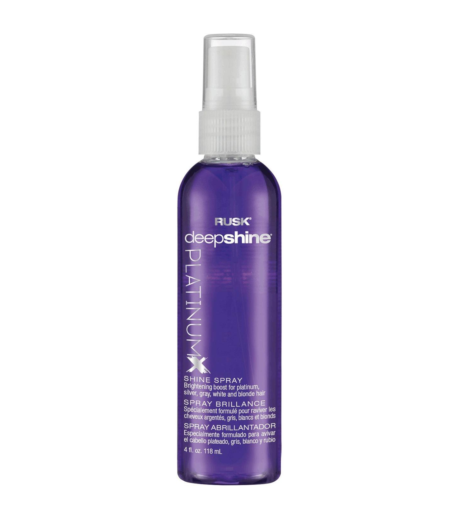 Rusk Deepshine Platinum X Shine Spray 4 fl oz (118 ml)