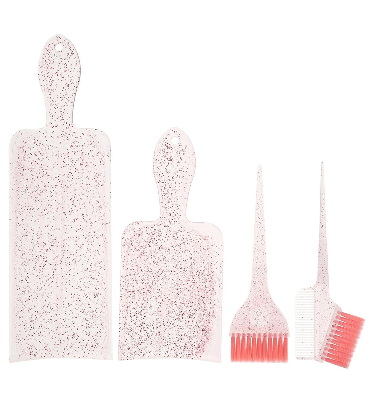Sewroro Kit de Coloration Capillaire 4 Pi ces Pinceau Palette et Peigne M ches Outils pour M ches et Teinture Accessoires Coiffure R utilisables Salon ou Usage Maison - Buy Online on GoSupps.com