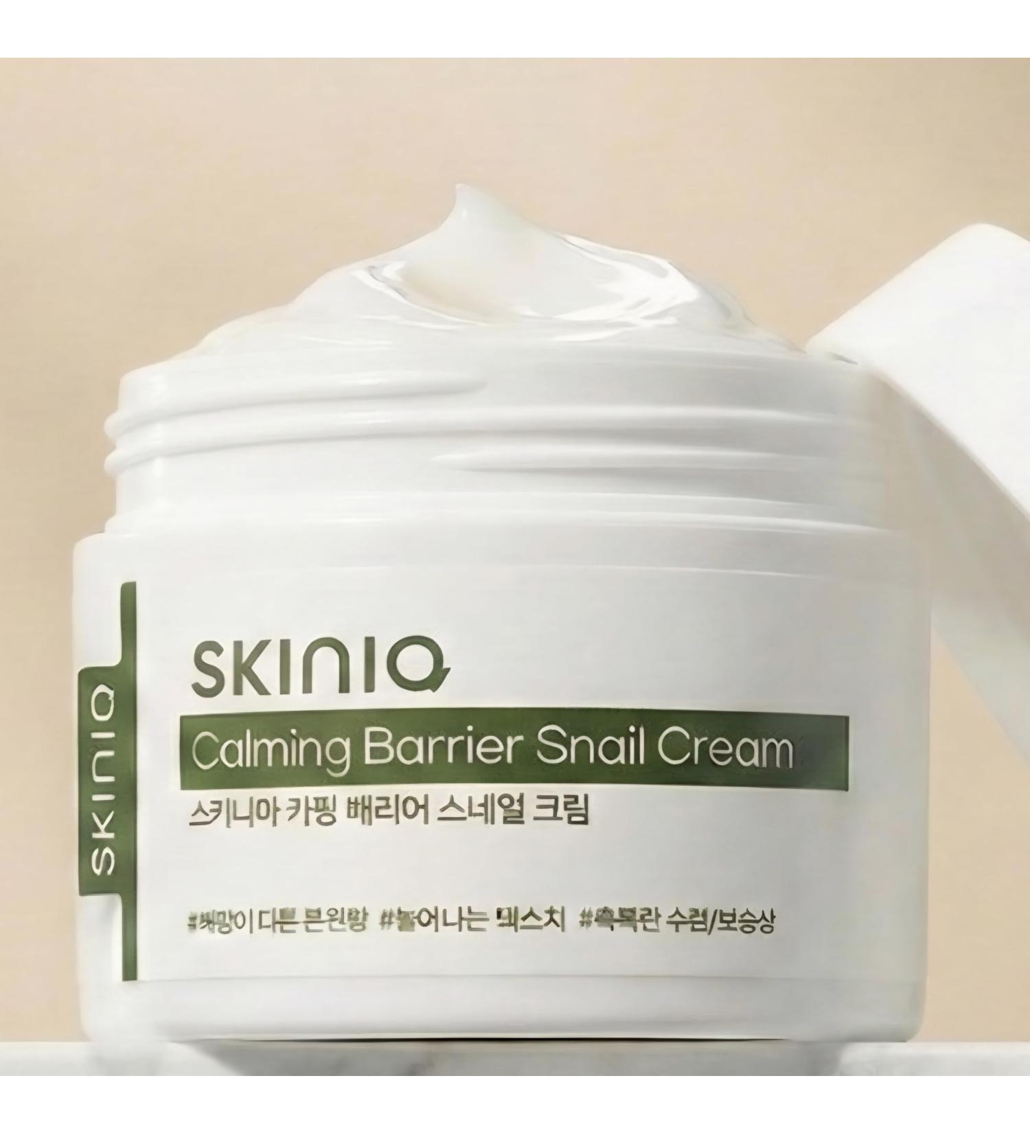 Skinia Calming Barrier Snail Cream 92%.This moisturizing formula helps nourish and rejuvenate your skin while supporting natural barrier function. Contains 92% of snail mucus filtrate. - Buy Online on GoSupps.com