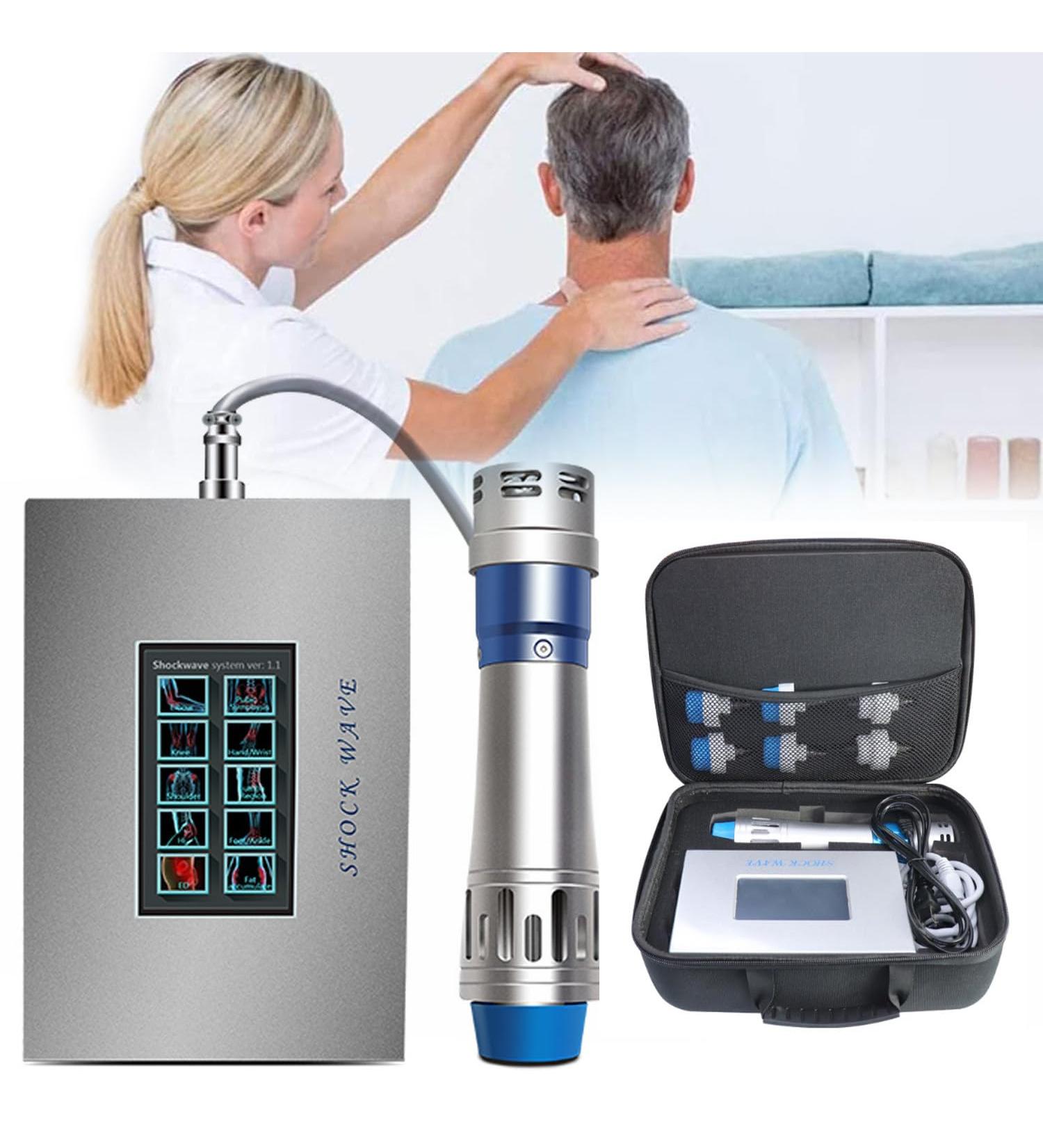 Buy LJCSSD Portable ED Treatment Therapy - Extracorporeal Pink Massage Gun with 7 Heads for Pain Relief & Muscle Relaxation - Buy Online on GoSupps.com