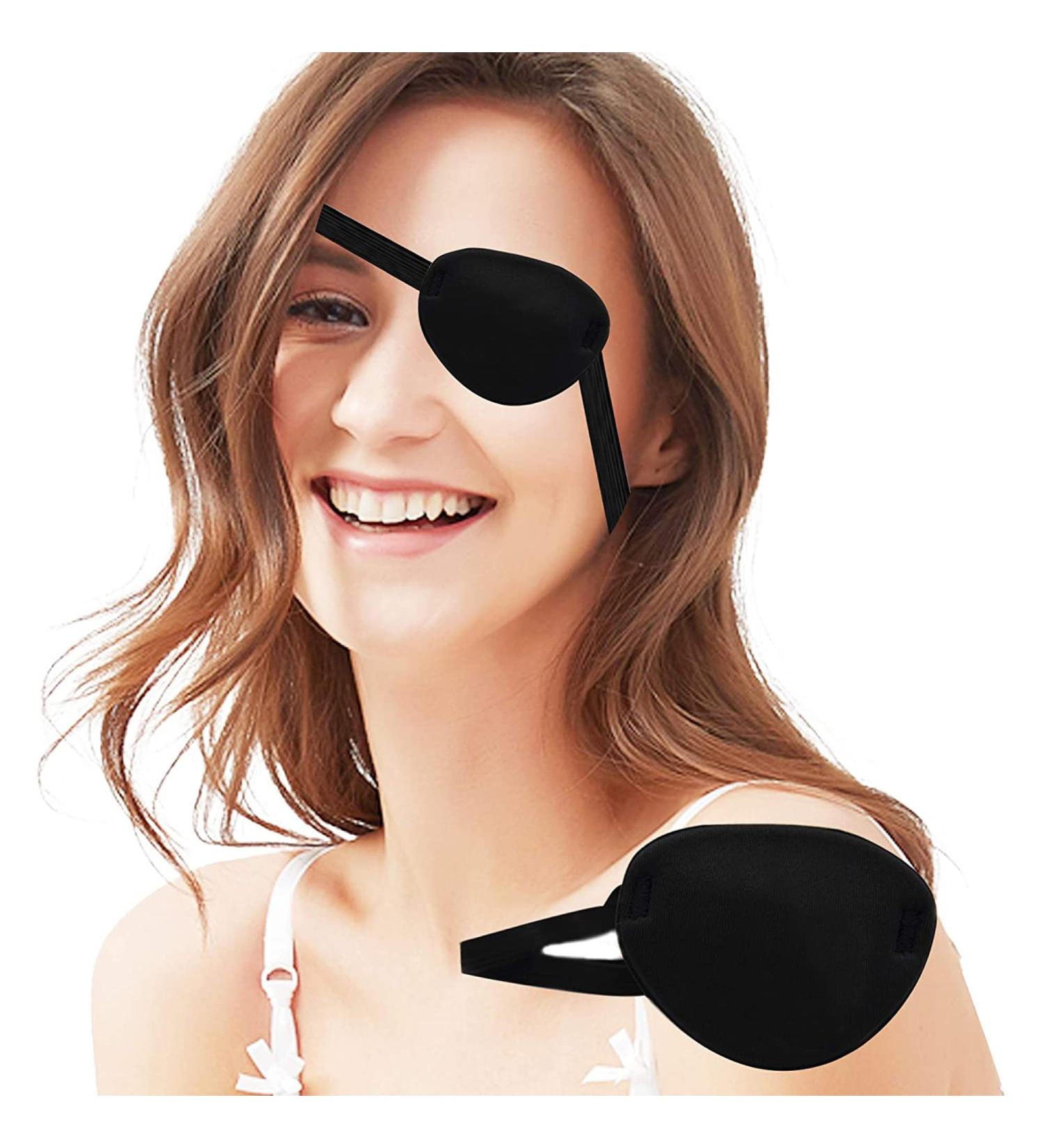 Buy MYUBWTF Black Single Eye Mask - Pirate Skull Crossbone Eye Patch | Adjustable 3D Eye Patch for Adults & Kids | International Shipping Available - Buy Online on GoSupps.com