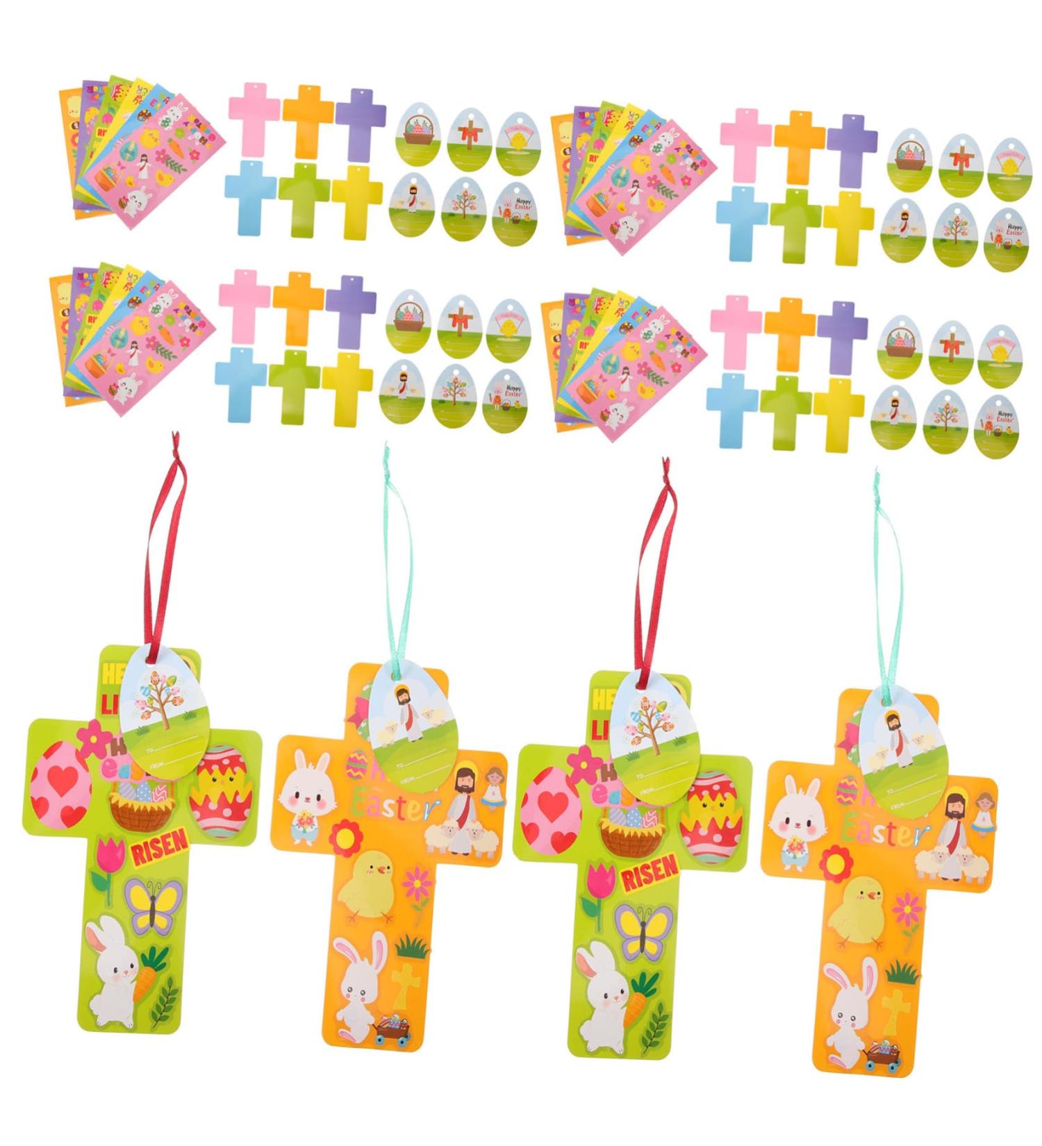 Ciieeo Easter Card Set - Craft Kits & Decorations | Easter Ornaments & Cross Crafts for Kids - Buy Online on GoSupps.com