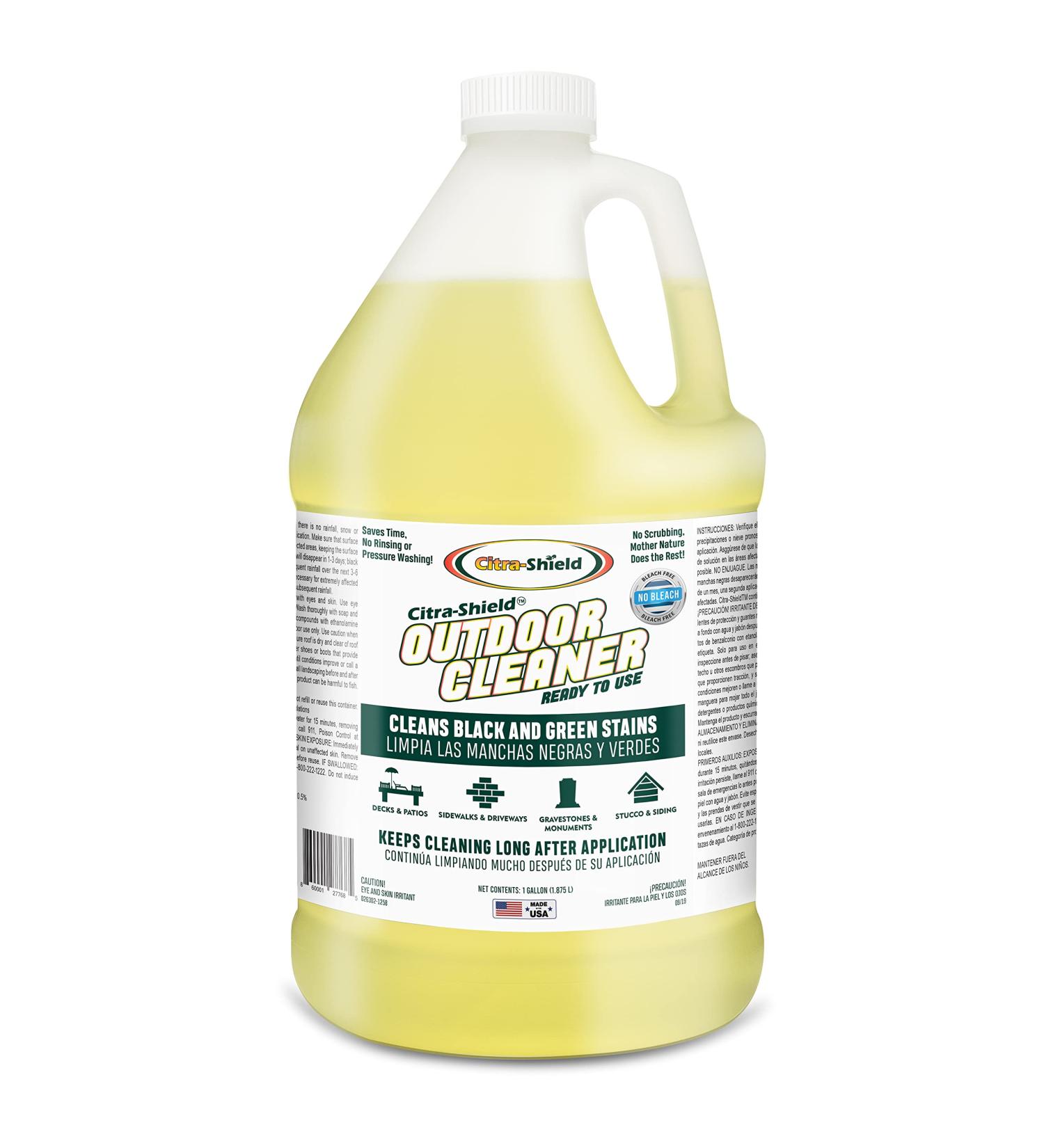 CITRASHIELD Contractor Grade MultSurface Outdoor Cleaner | DIY Home Improvement Exterior Cleaner Green Cleaner | Concrete Cleaner Roof Cleaner Siding Cleaner Headstone Cleaner Awning Cleaner  - Buy Online on GoSupps.com