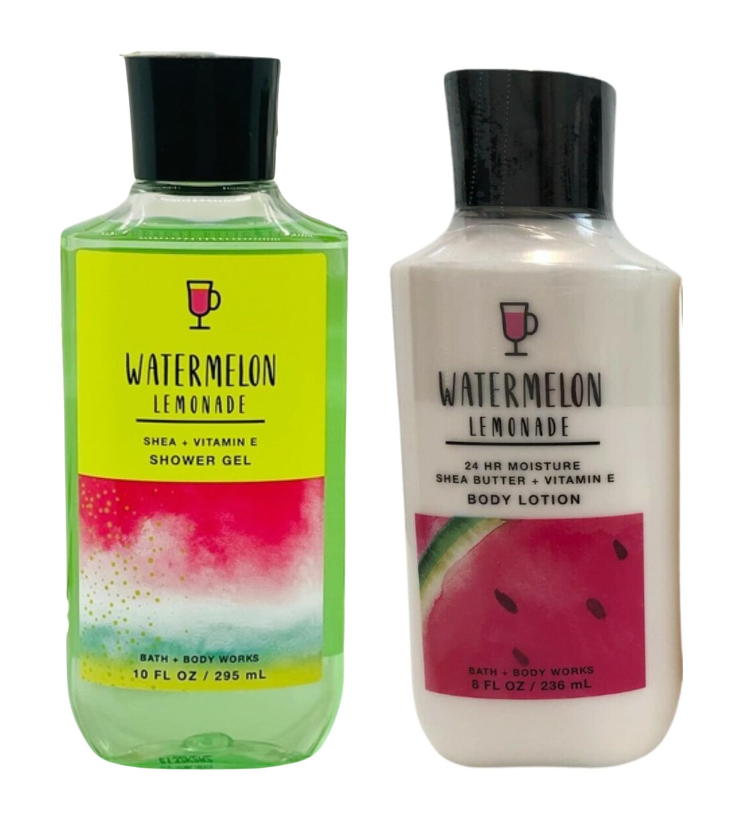 Buy Bath and Body Works Watermelon Lemonade Gift Set - 10 oz Shower Gel & 8 oz Lotion - International Shipping Available - Buy Online on GoSupps.com