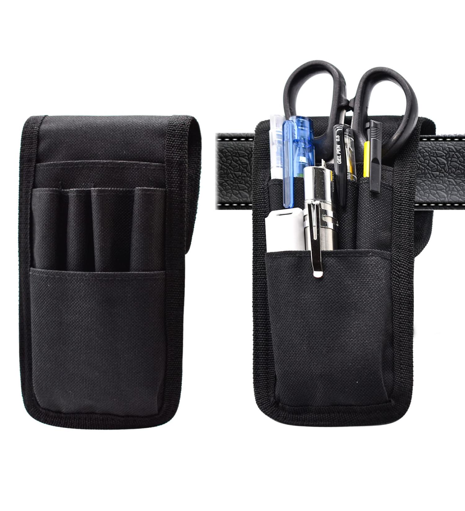 KATOLK 2 Pcs Belt Pen Holder  Multifunctional Adjustable Tactical Pencil Pouch  Detachable Military Duty Pencil Sleeve Case  Can Hold Pens  Rulers and Scissors  Black - Buy Online on GoSupps.com