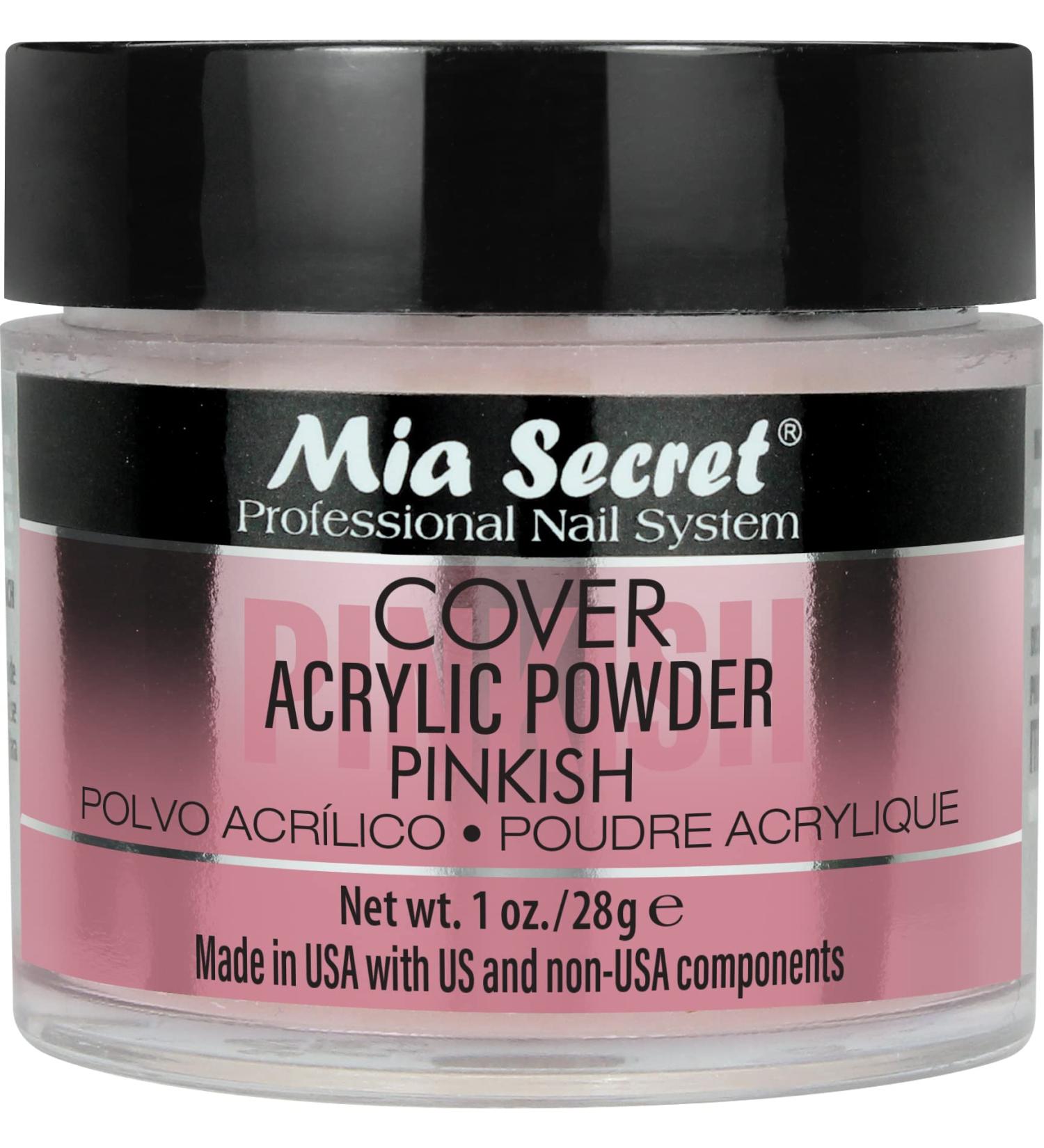 Mia Secret Cover Pinkish Acrylic Powder (1oz) - Professional Grade 1 Ounce - Buy Online on GoSupps.com