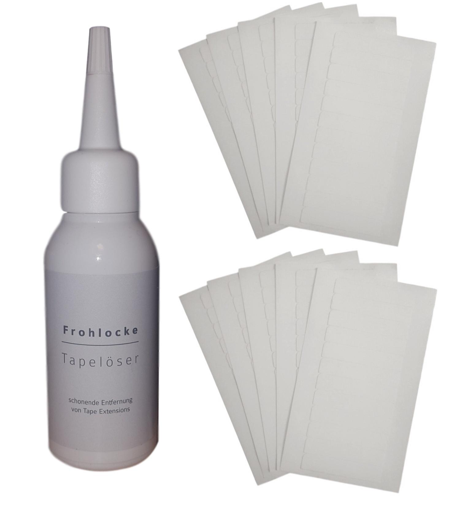 Frohlocke replacement tapes adhesive strips for tape extensions high adhesive strength easy to remove 120 pieces