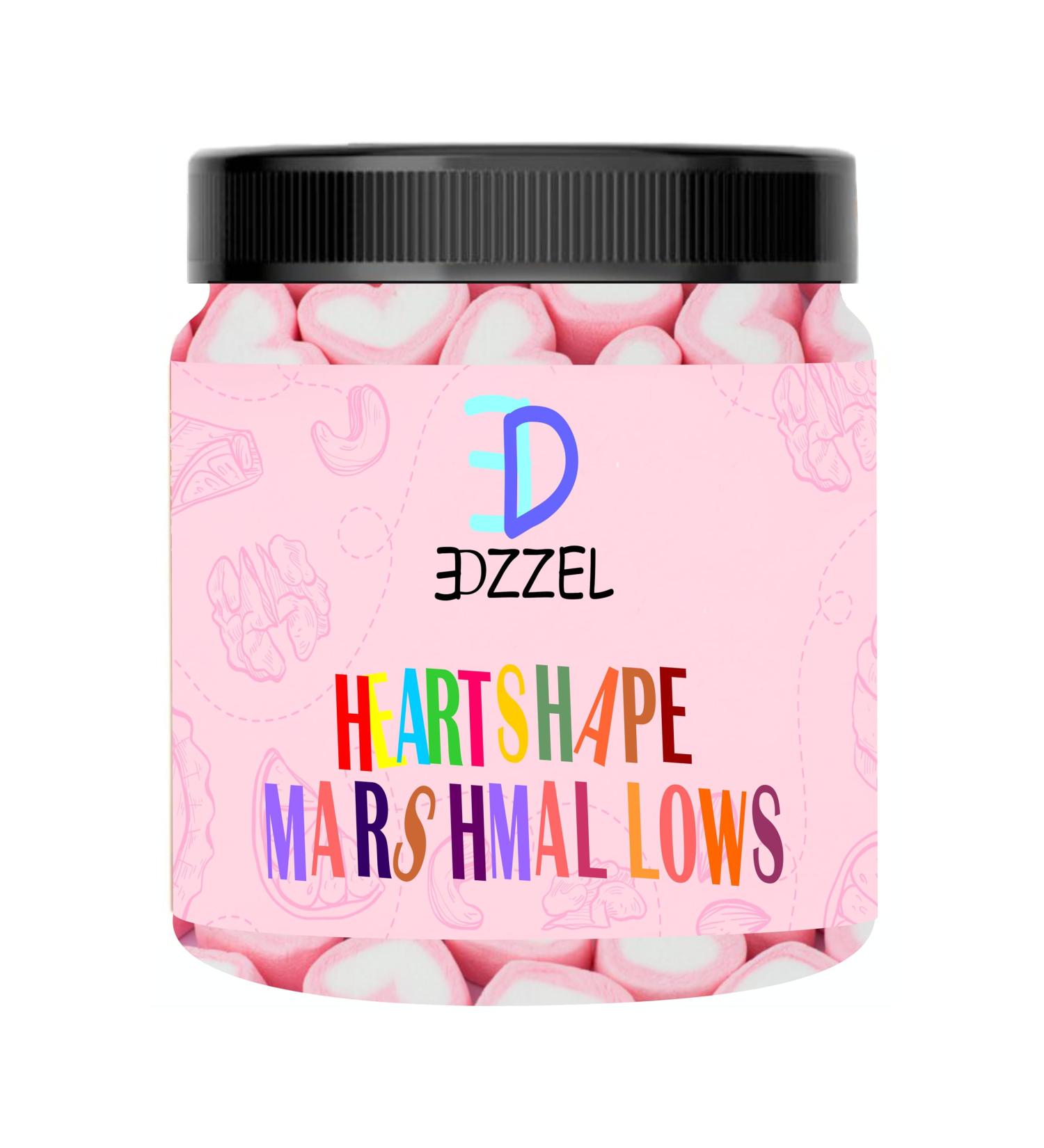 EDZZEL Guimauves en forme de c ur bio traditionnelles de qualit sup rieure (100 g) - Buy Online on GoSupps.com