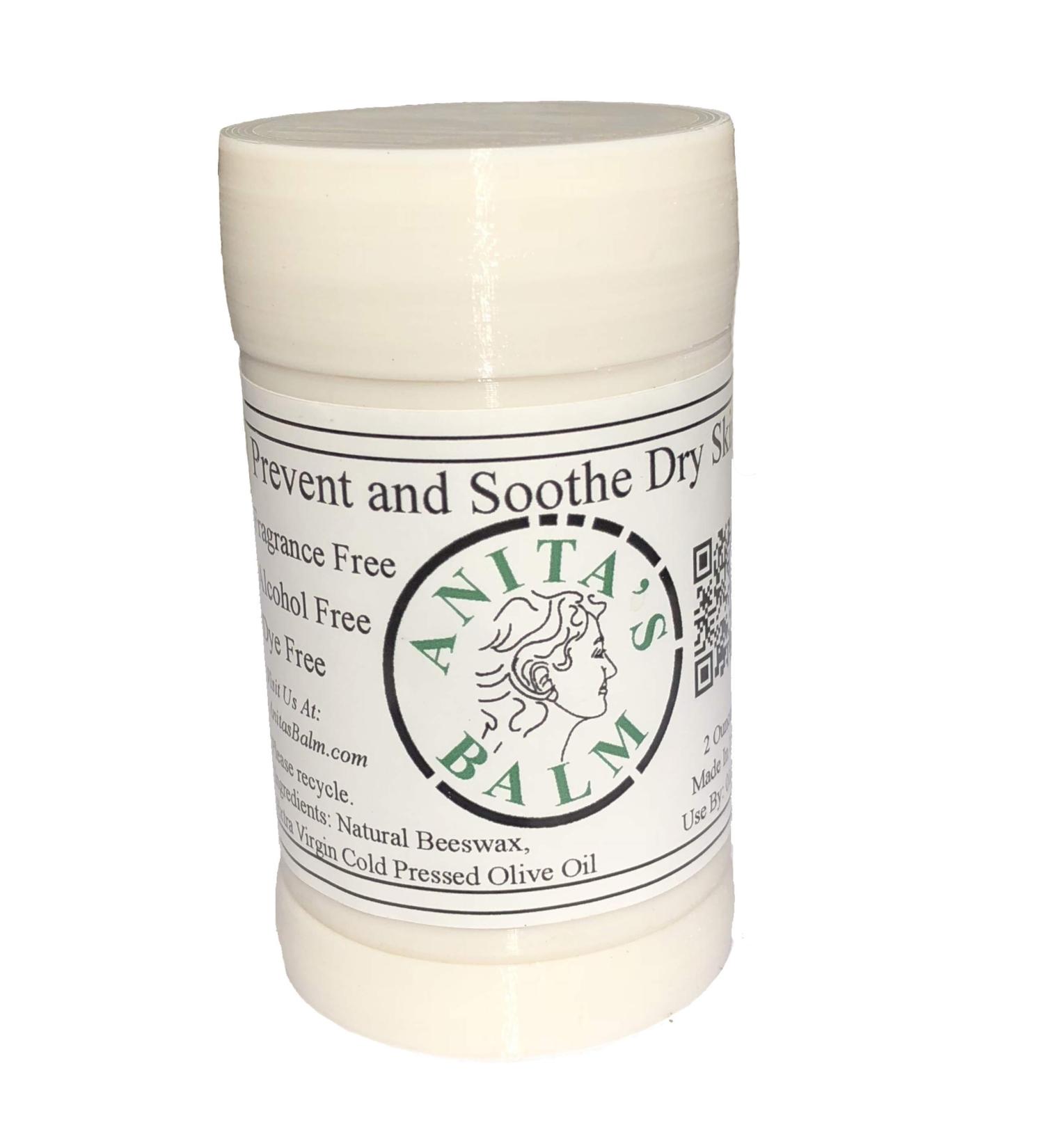 Anita's Balm 2.2oz - Fragrance-Free Moisturizer with Olive Oil & Beeswax for Dry Skin Relief - Ships Worldwide - Buy Online on GoSupps.com