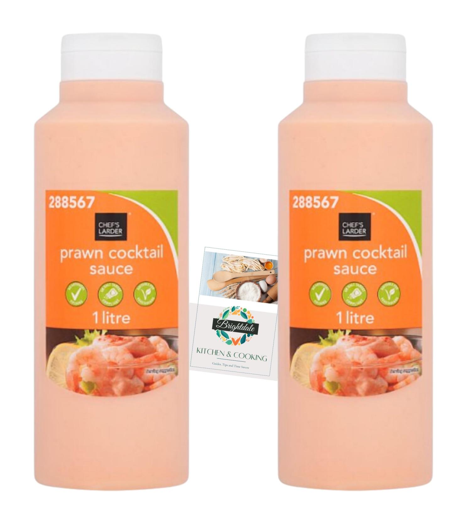 Prawn Cocktail Bundle with Chef's Larder Prawn Cocktail Sauce 1 Litre 2 Pack + Brightdale Kitchen Booklet - Buy Online on GoSupps.com