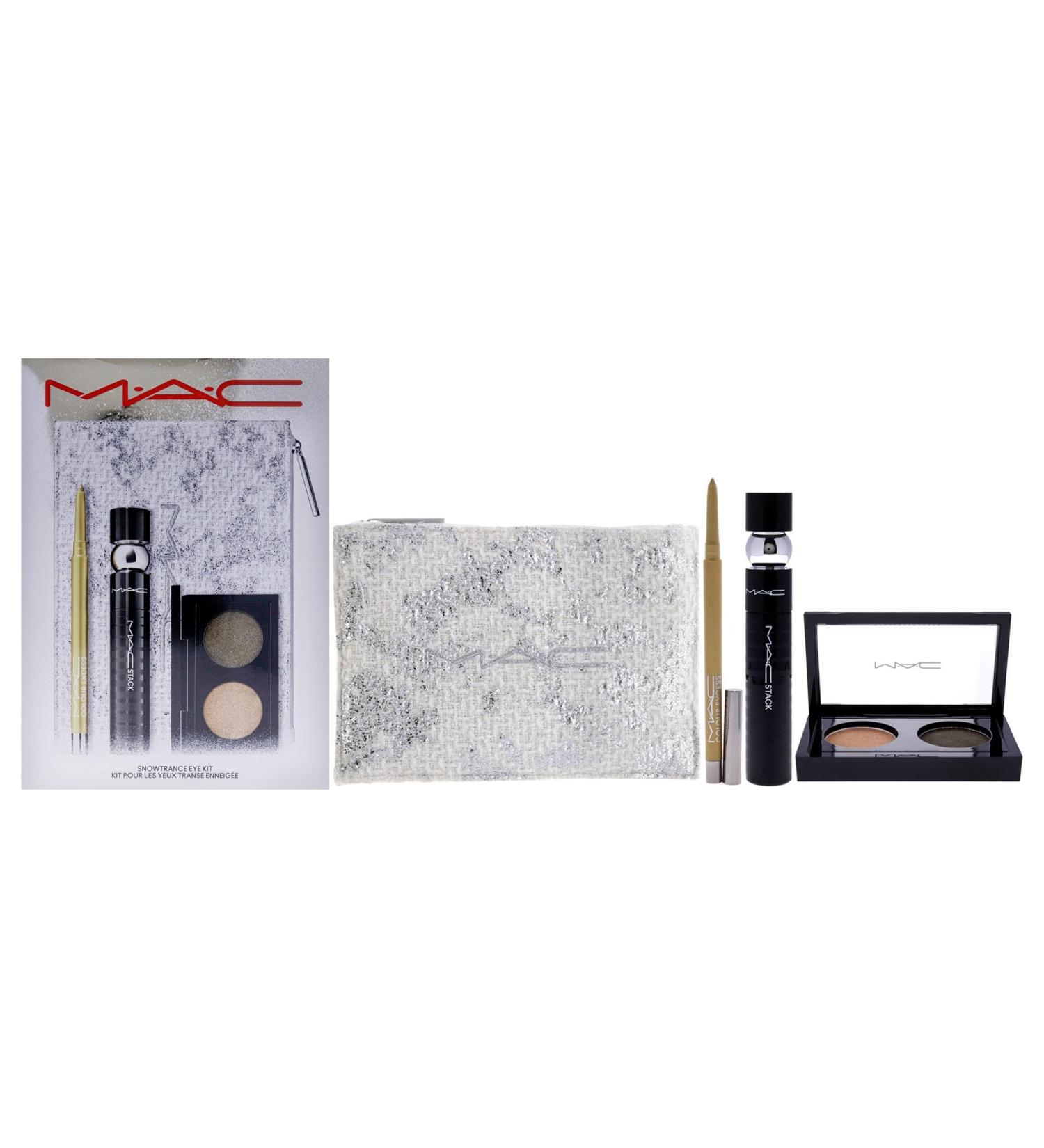 Buy MAC Snowtrance Eye Kit for Women - 4 Pc Eye Shadow Duo M-A-C Stack Mascara Gel Pencil Liner - International Shipping Available - Buy Online on GoSupps.com