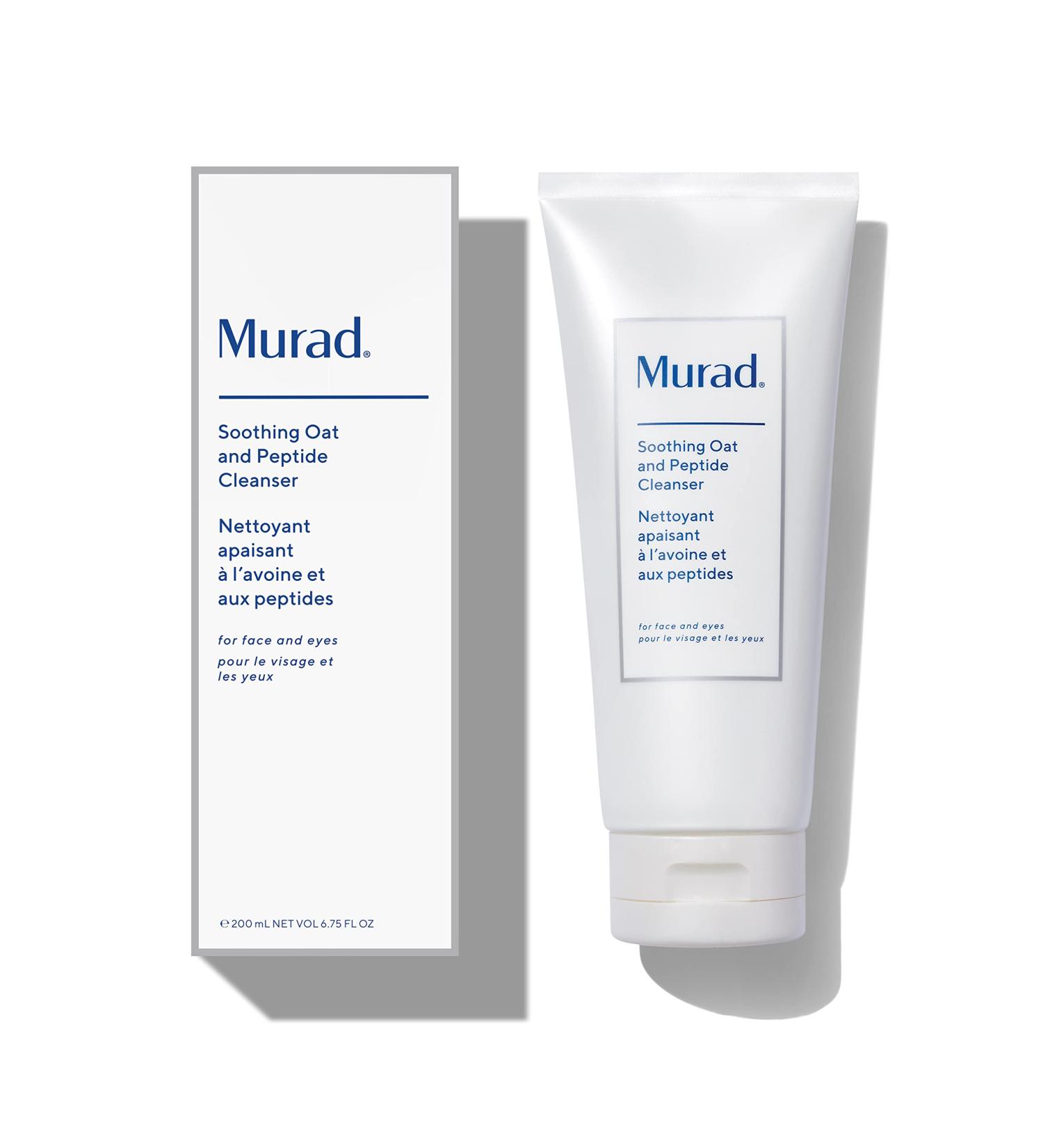 Murad Eczema Control Soothing Oat and Peptide Cleanser - Gentle Hydrating Face Cleanser for Sensitive Skin - 6.75 Fl Oz - Buy Online on GoSupps.com