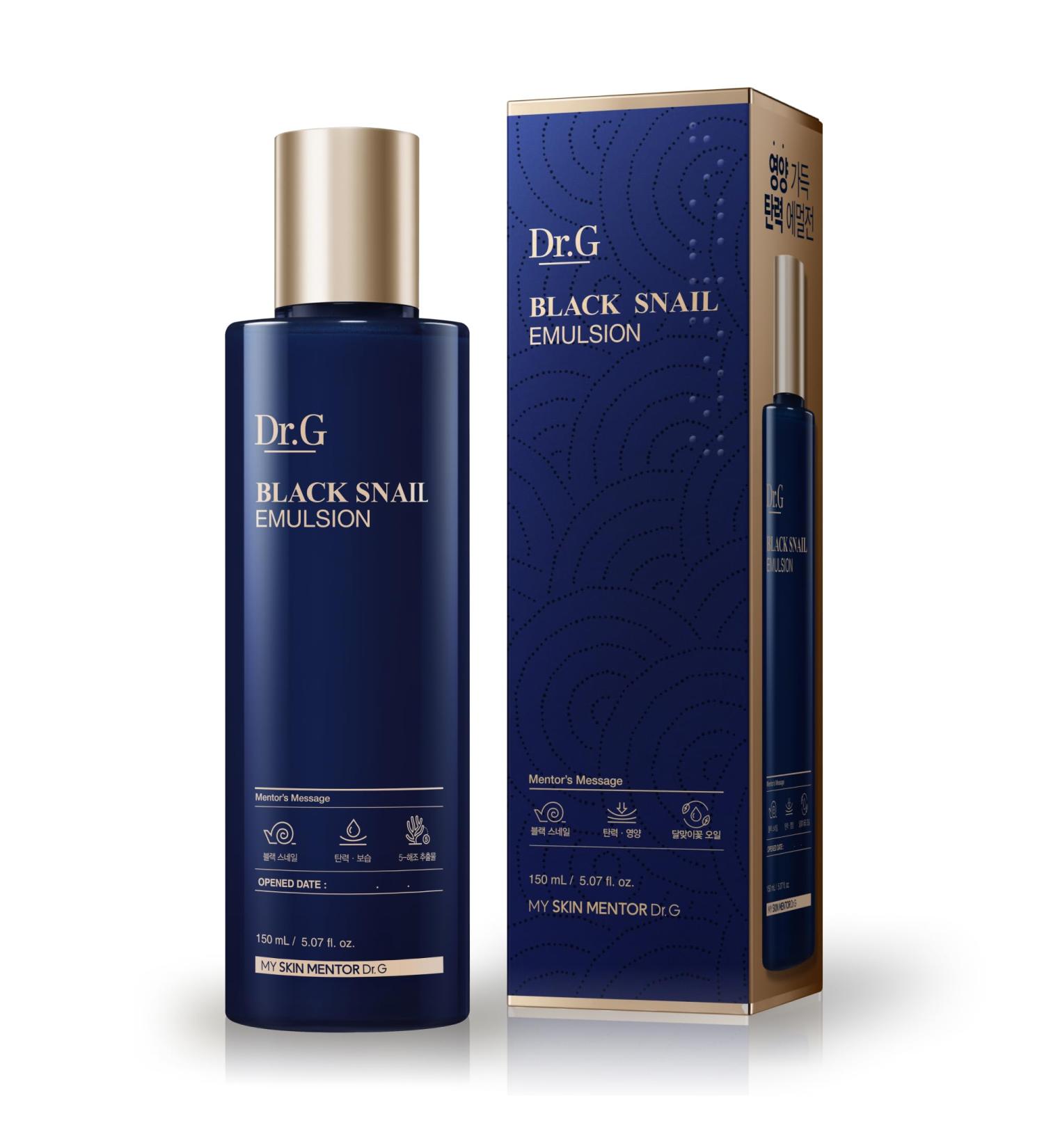 Dr.G Black Snail Emulsion 150ml - Best Anti-Aging Skincare for Radiant Skin | International Shipping Available - Buy Online on GoSupps.com