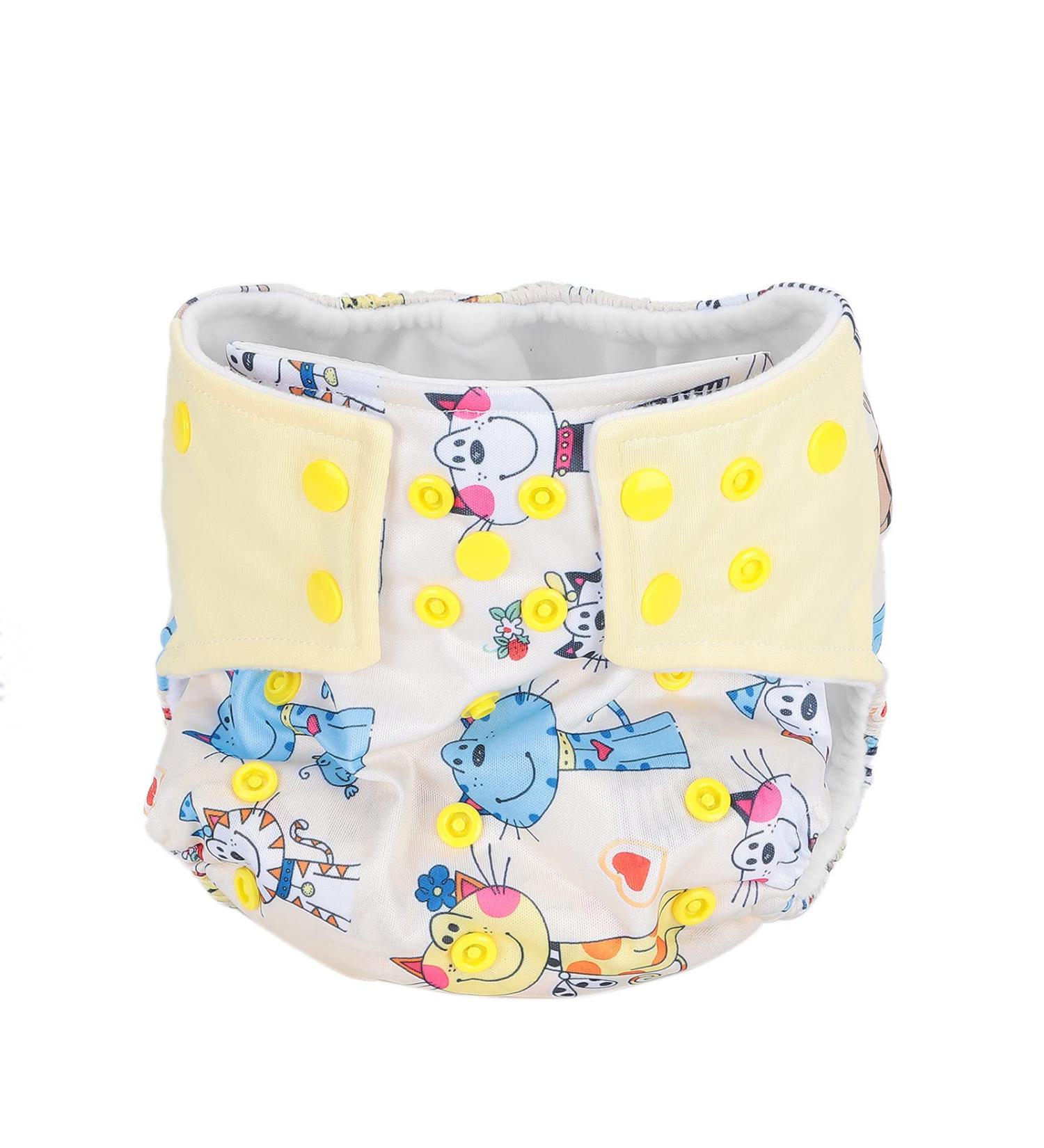 Reusable Baby Training Pants - Cartoon Breathable Pocket Diapers for Boys & Girls | Adjustable Washable & Eco-Friendly - Buy Online on GoSupps.com