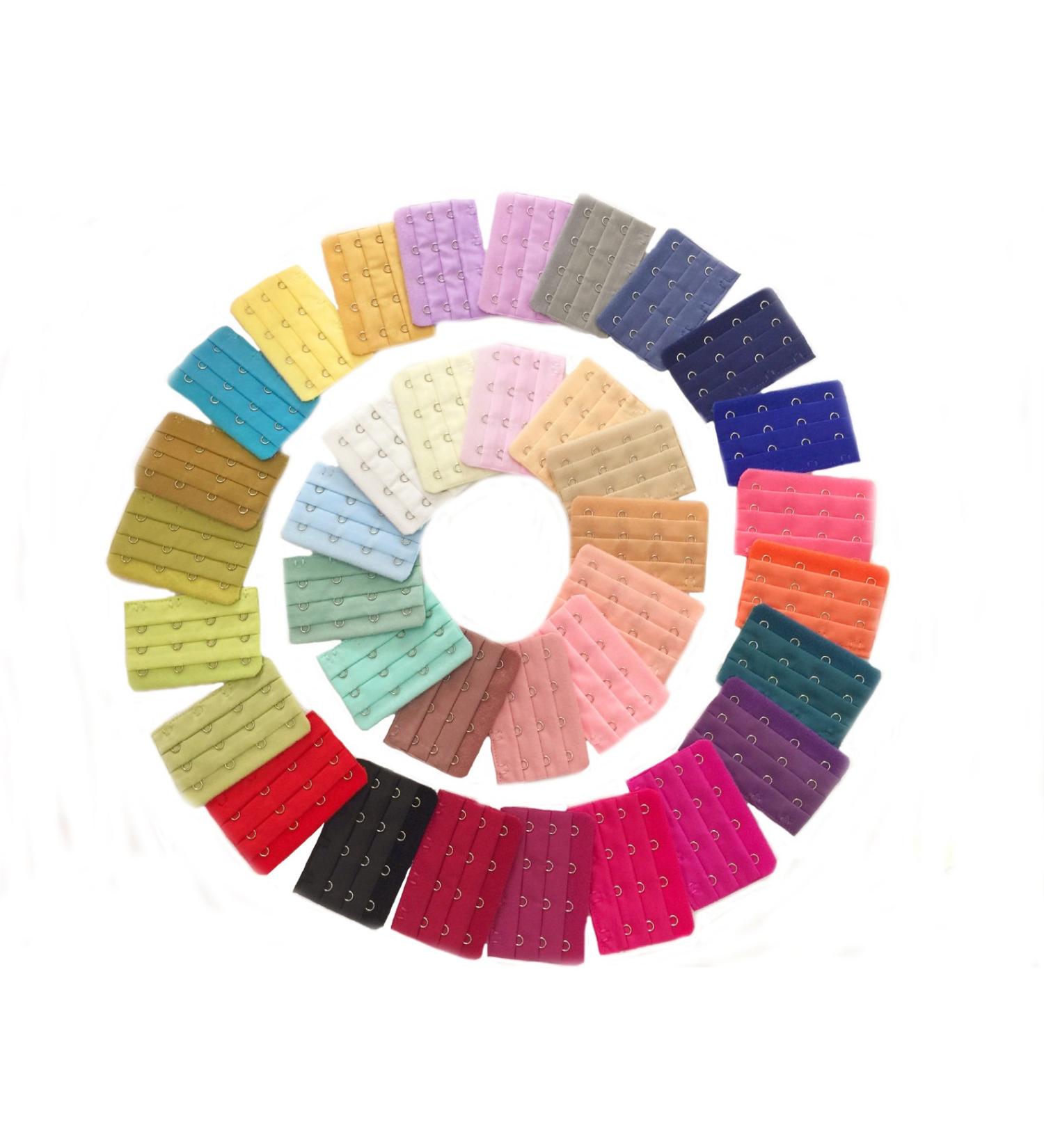 Ewanda store 28 Pcs Women 4 Hook 3 Rows Spacing Bra Strap Extender Bra Strap Extensions Color in Random - Buy Online on GoSupps.com