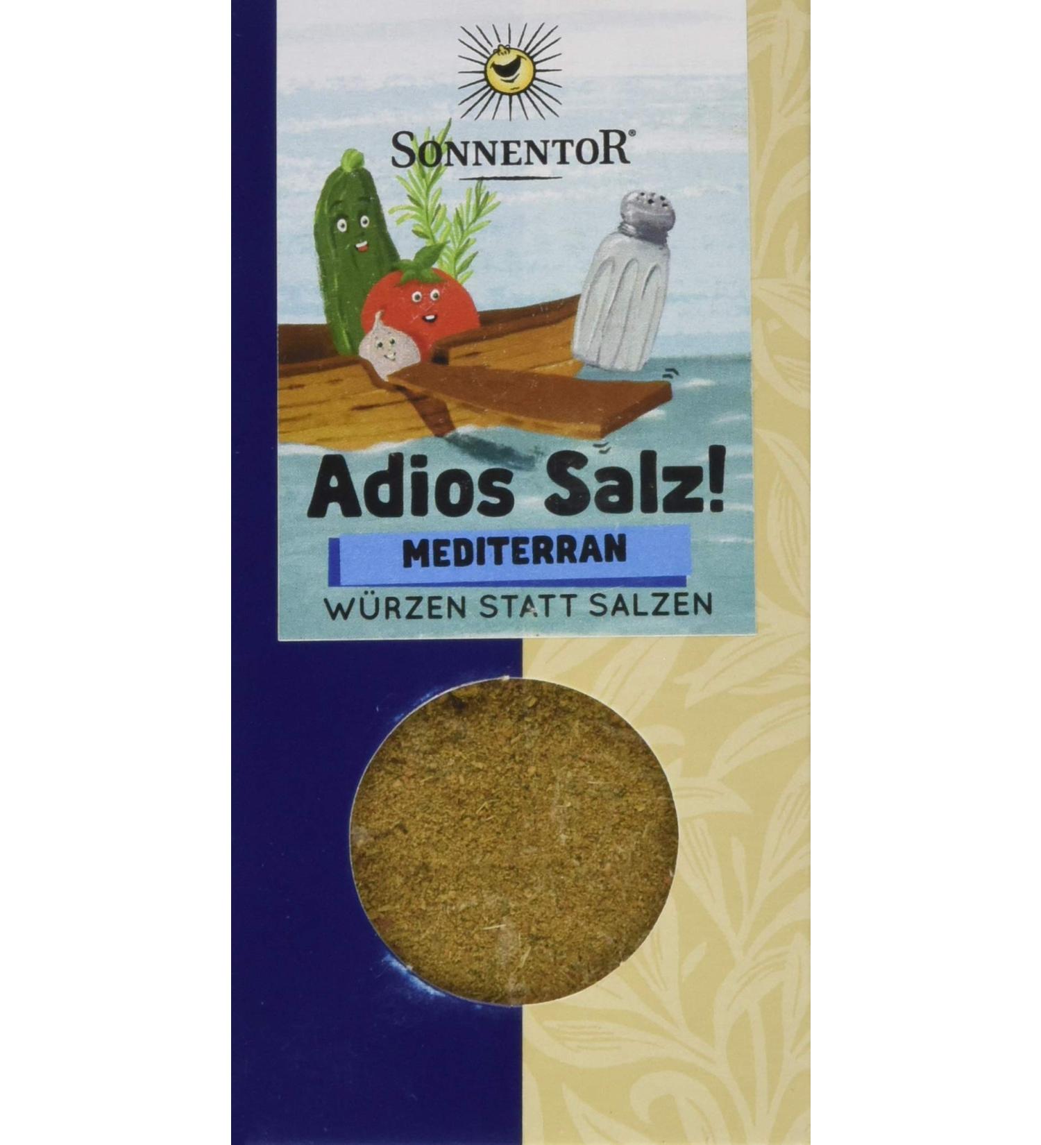 Sonnentor Mediterranean Vegetable Mix Adios Salt! - Organic 50g | International Shipping Available - Buy Online on GoSupps.com