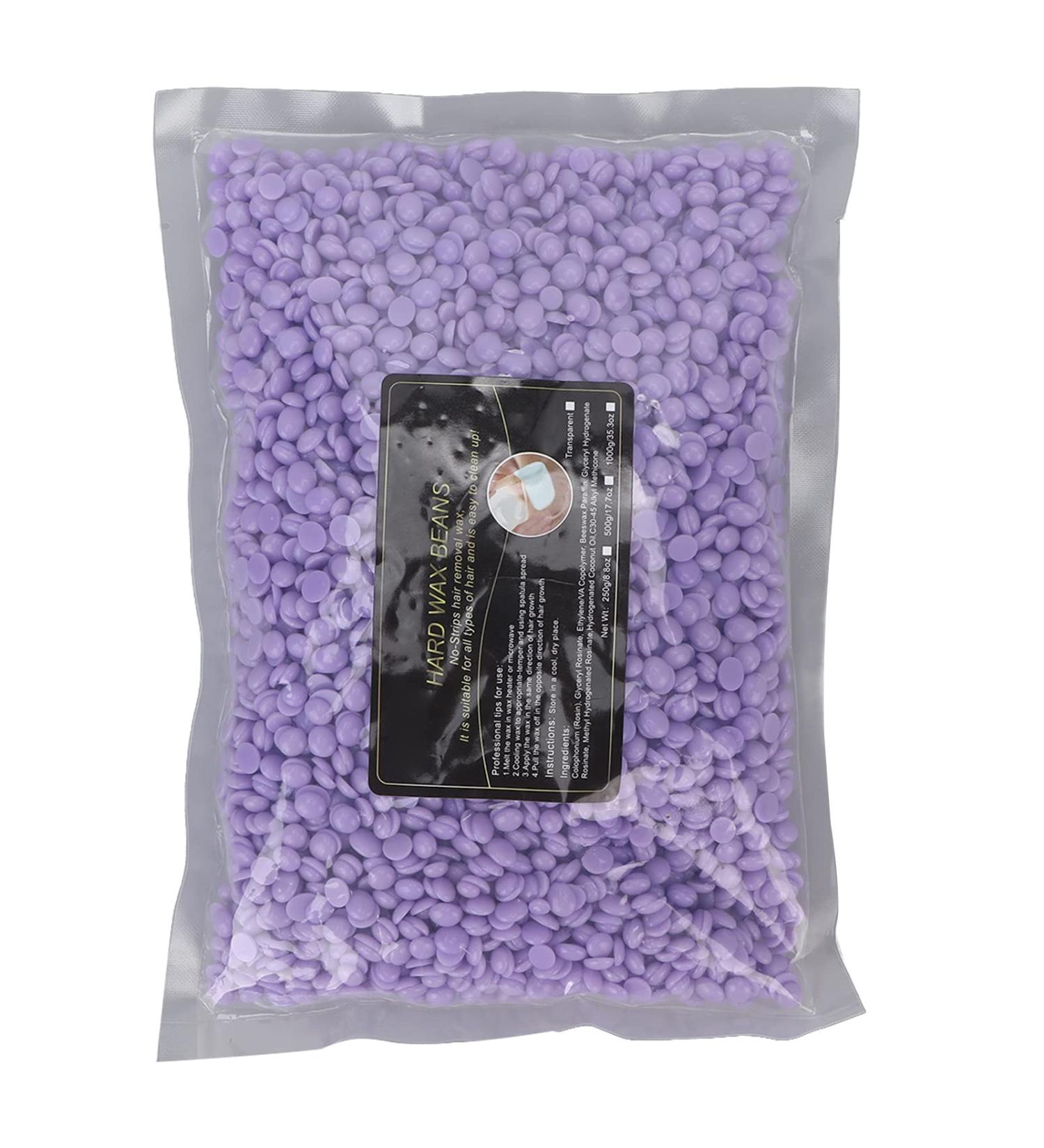 Hair Removal Wax Beads for Unisex | Depilatory Wax Beans - 500g for Face Arms Legs & Back - Buy Online on GoSupps.com