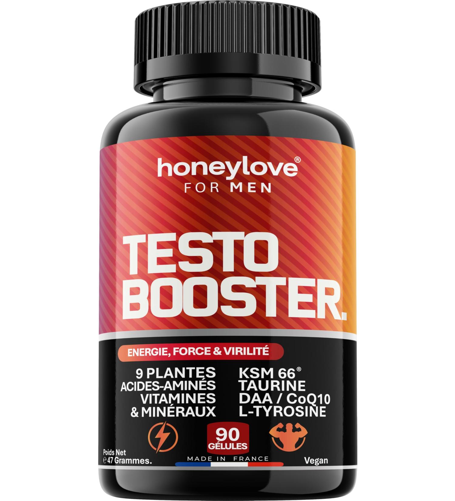 Testosterone Musculation Homme | 90 g lules Testo booster Puissant | Libido Energie & boost Performance Men & testost rone | 9 Plantes tribulus Fenugrec DAA Taurine zinc - sans gel - Buy Online on GoSupps.com