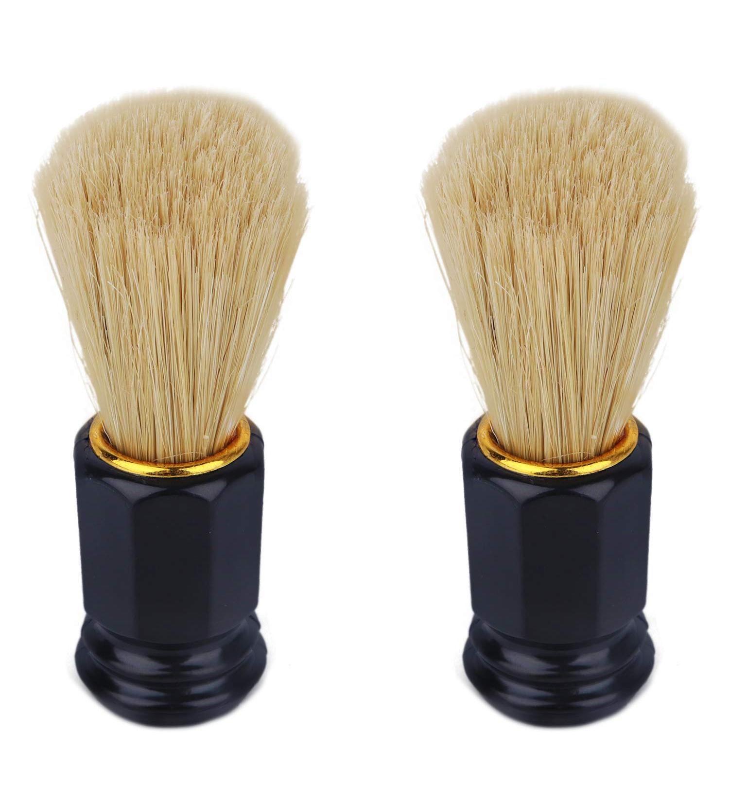 Beomeen Shaving Brush 2 Pack - Professional Hair Salon Tool Gifts for Men - Buy Online on GoSupps.com