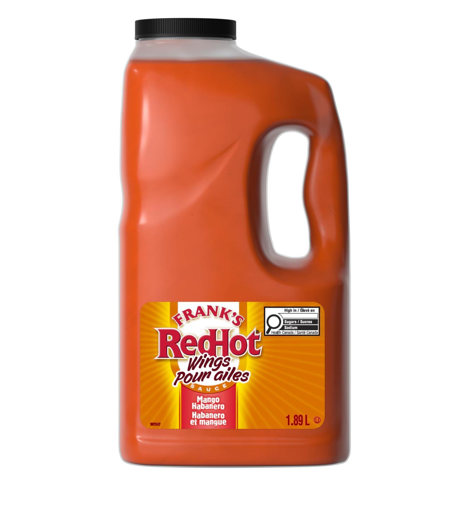 Frank's RedHot Mango Habanero Wings Sauce 1.89 L