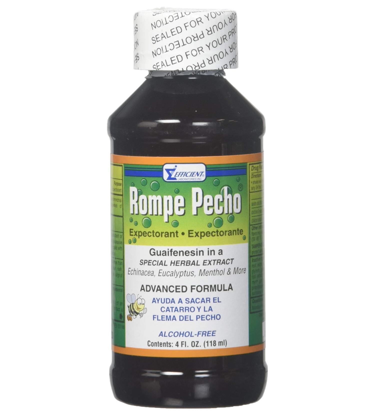 Rompe Pecho Cough Syrup 4 Ounce (Pack of 1) - Buy Online on GoSupps.com