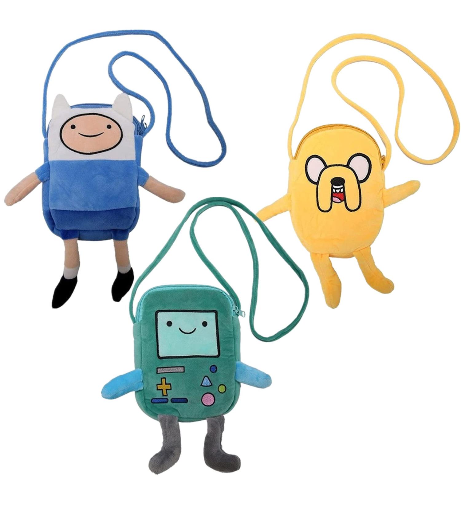 Adventure Time Plush Shoulder Bags | BMO Jake & Finn Collection - International Shipping Available - Buy Online on GoSupps.com