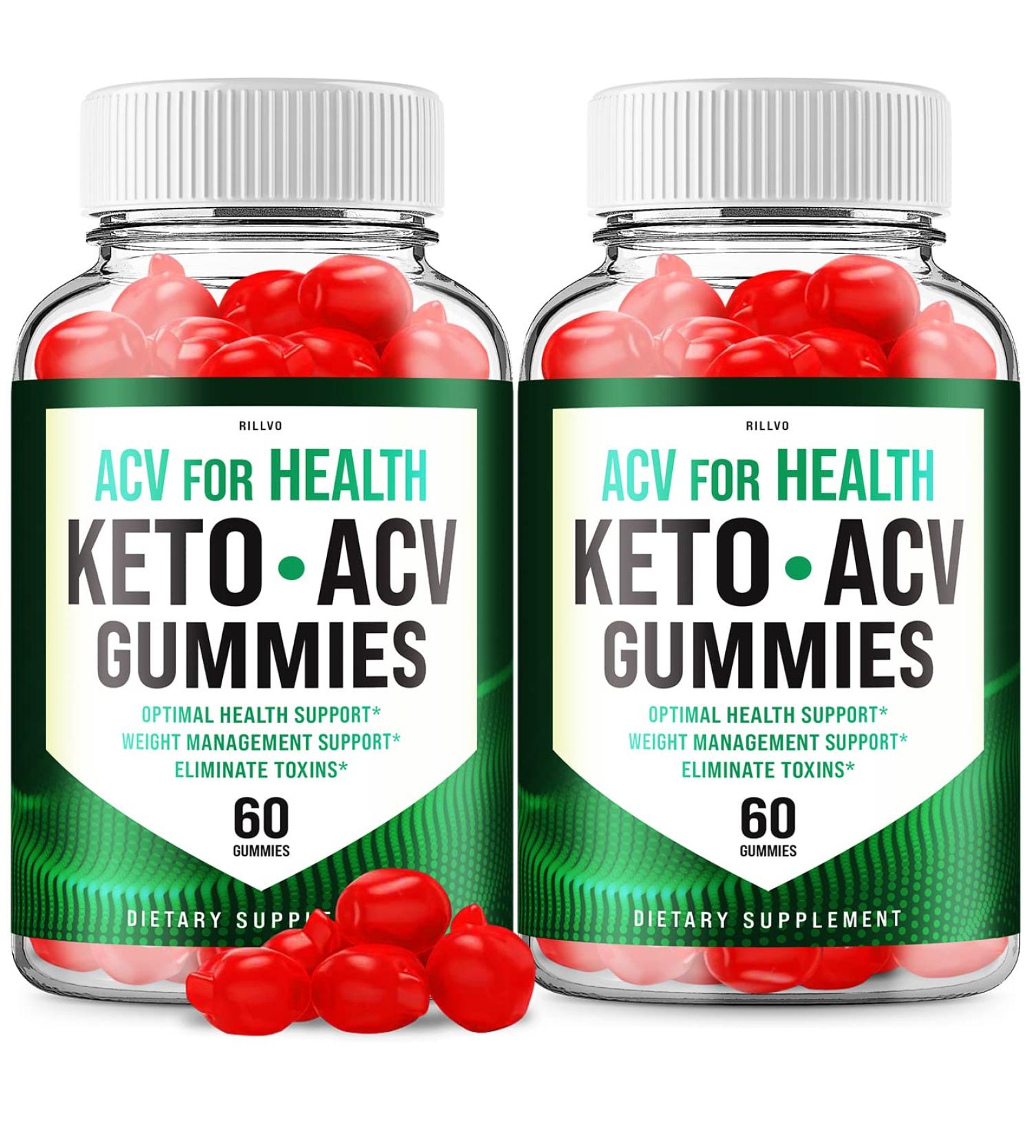2 Pack ACV for Health Keto Gummies - Apple Cider Vinegar Gummy Bears Dietary Supplement (120 Gummies) - Buy Online on GoSupps.com