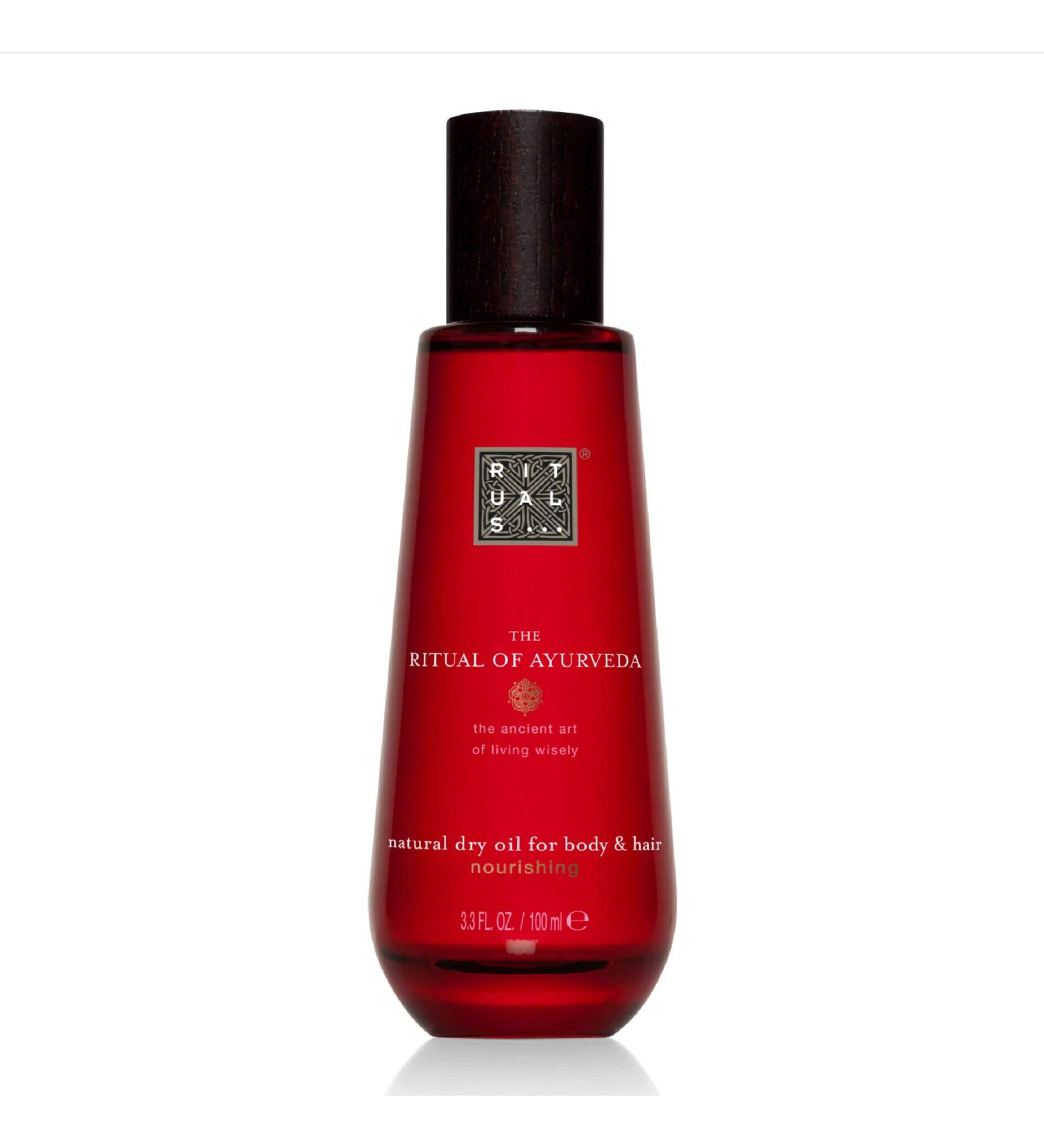 RITUALS Ayurveda Dry Vata Oil - Indian Rose & Sweet Almond Hair & Body Oil - Buy Online on GoSupps.com