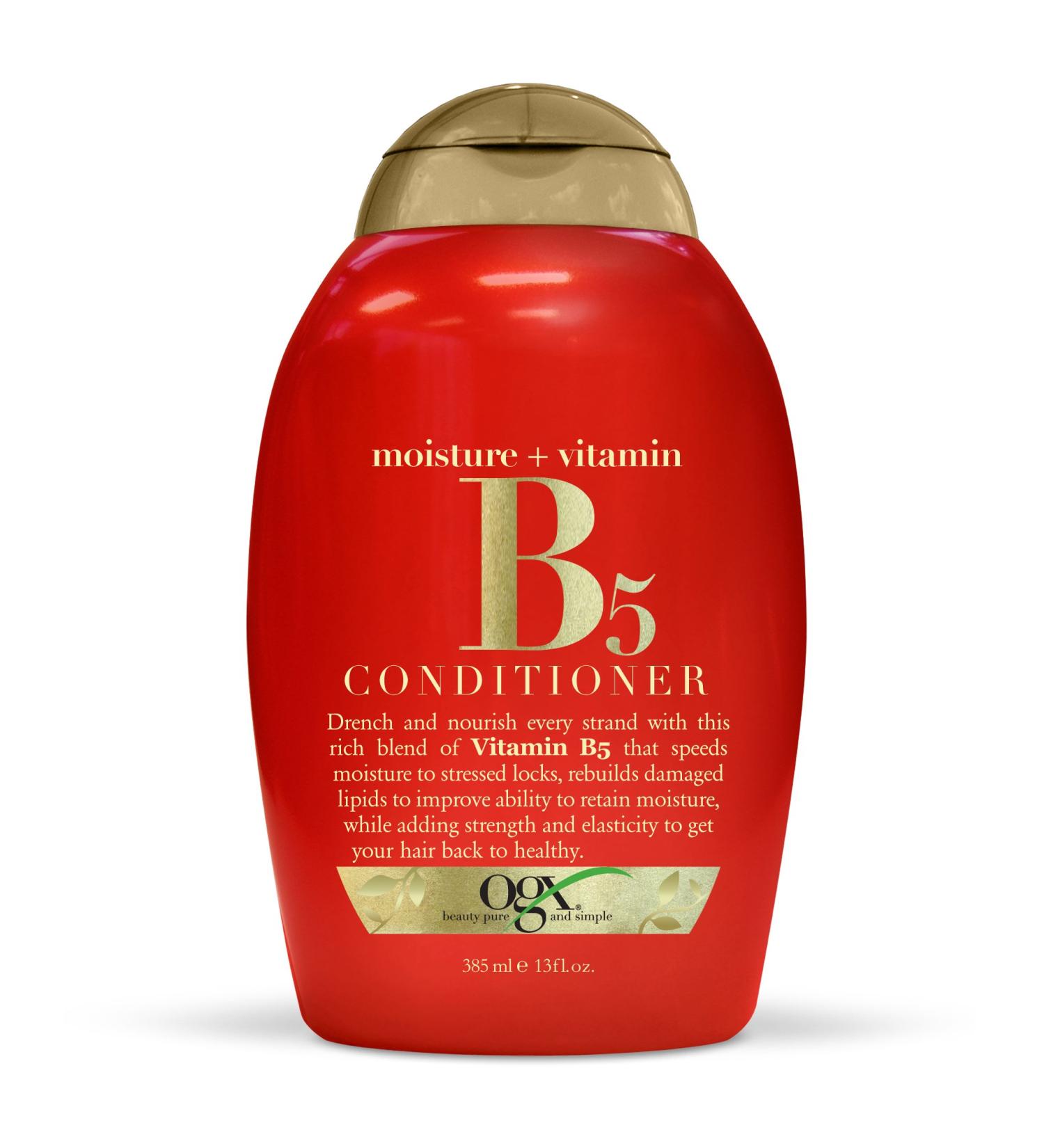 OGX Moisture + Vitamin B5 Conditioner 13 oz - Hydrating Hair Care | International Shipping - Buy Online on GoSupps.com