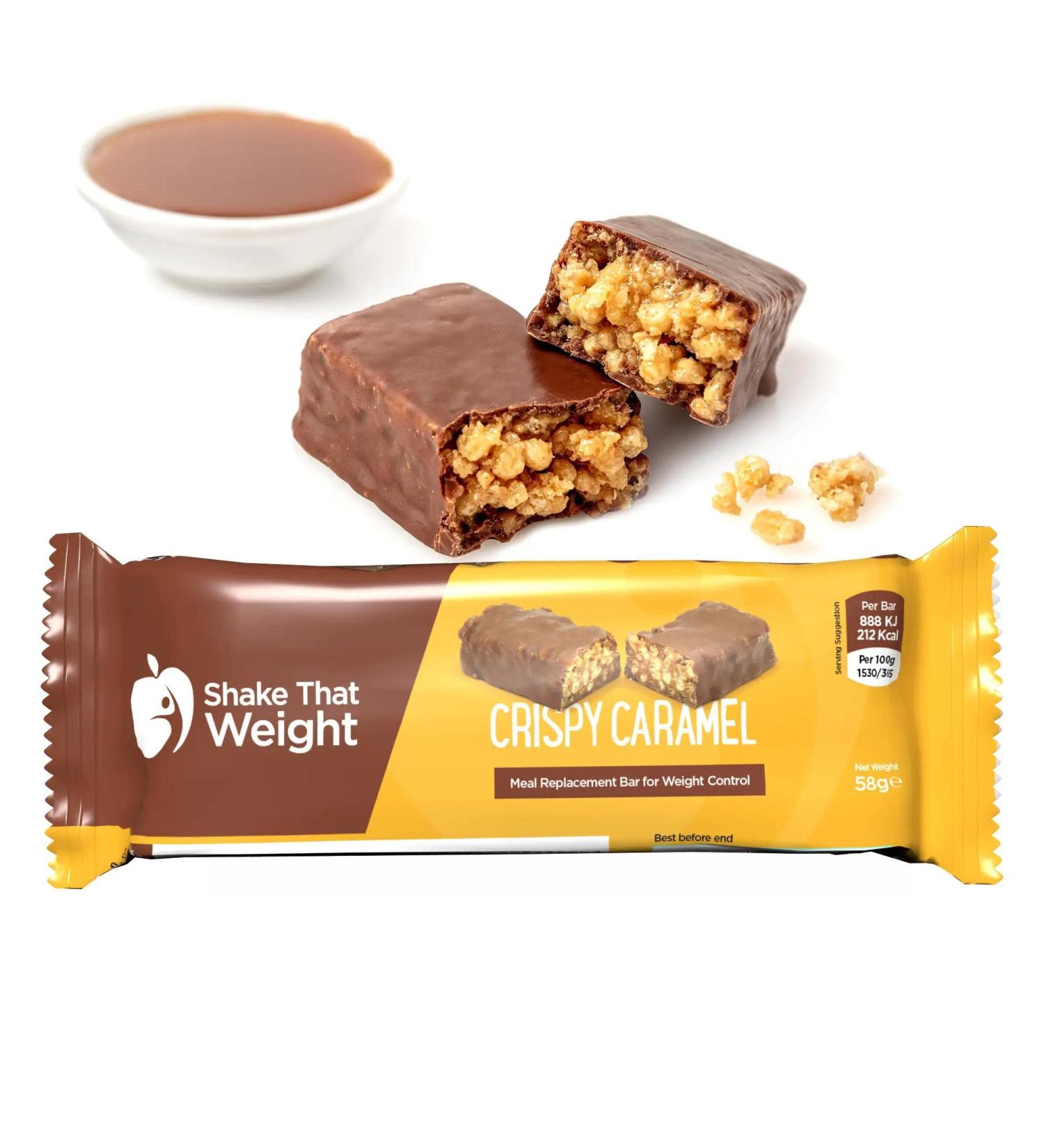 Crispy Caramel High Protein Meal Replacement Diet Bar - 1 Count, Pack of 1 - Buy Online on GoSupps.com