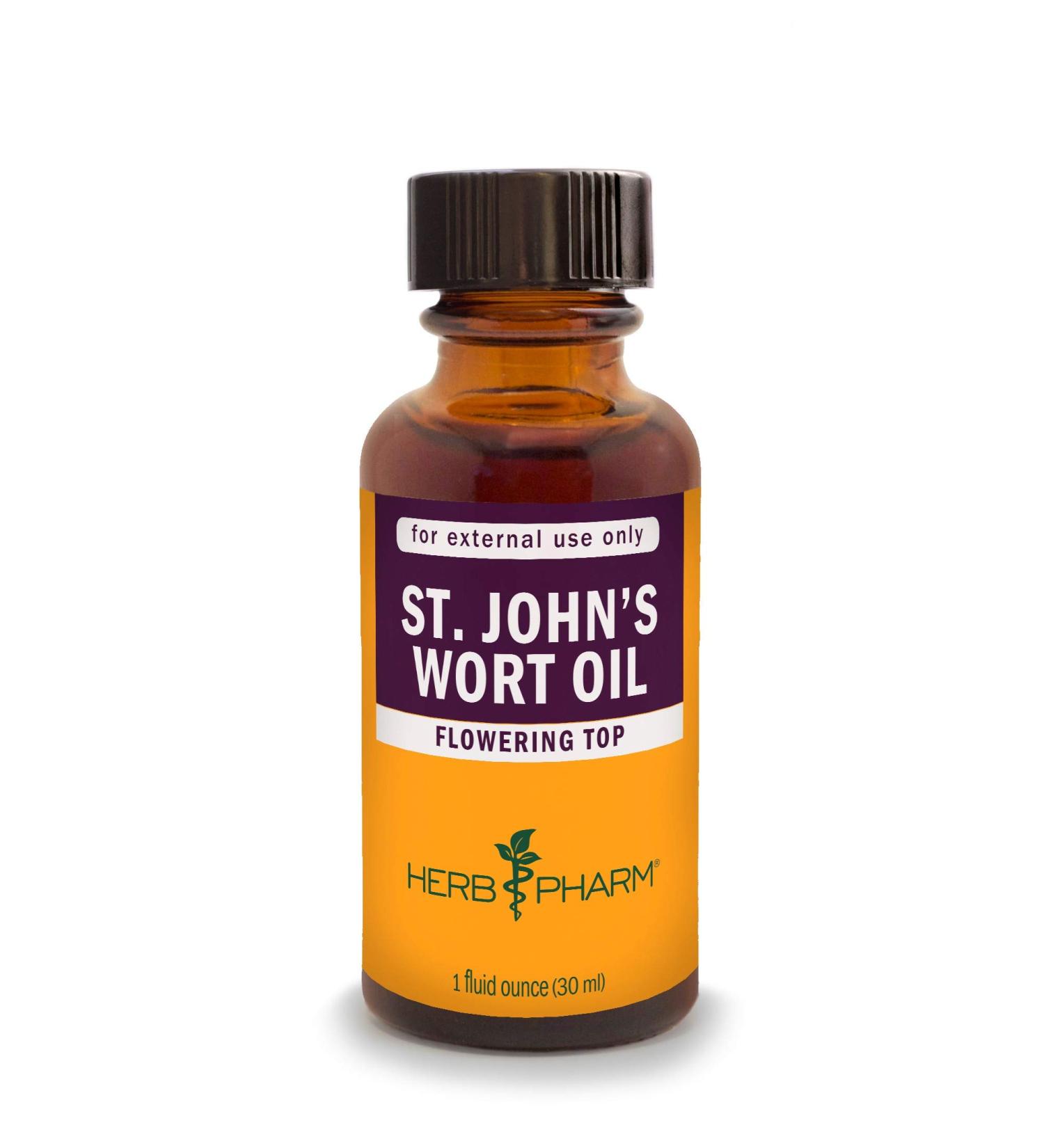 Herb Pharm St. John's Wort Oil 1 fl oz - Natural Mood Support & Skin Care - Buy Online on GoSupps.com