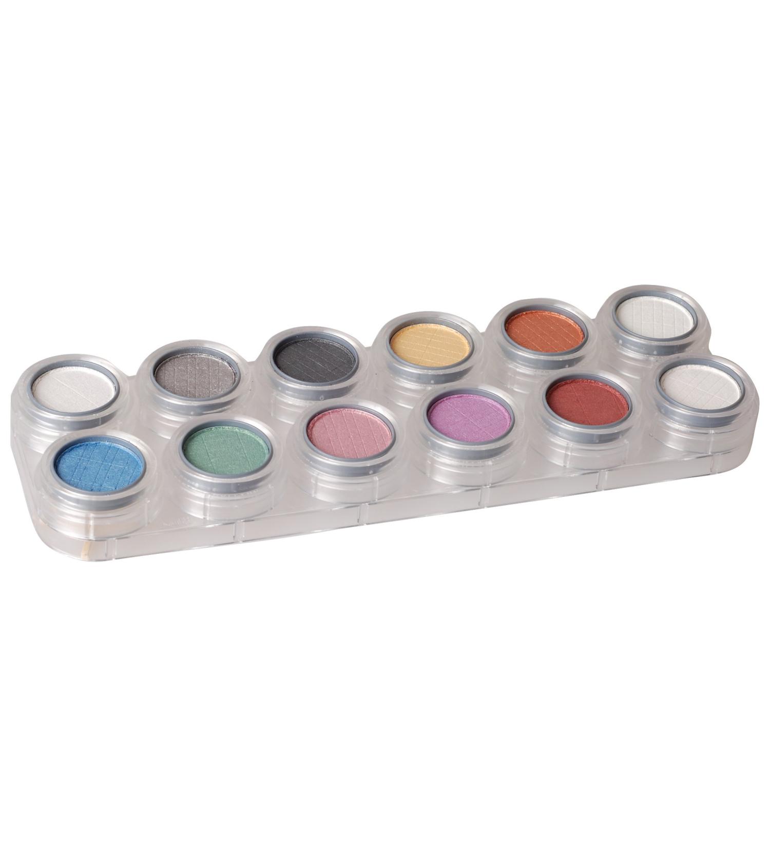 Eyeshadow palette (Pearl) P1 with 12 colours