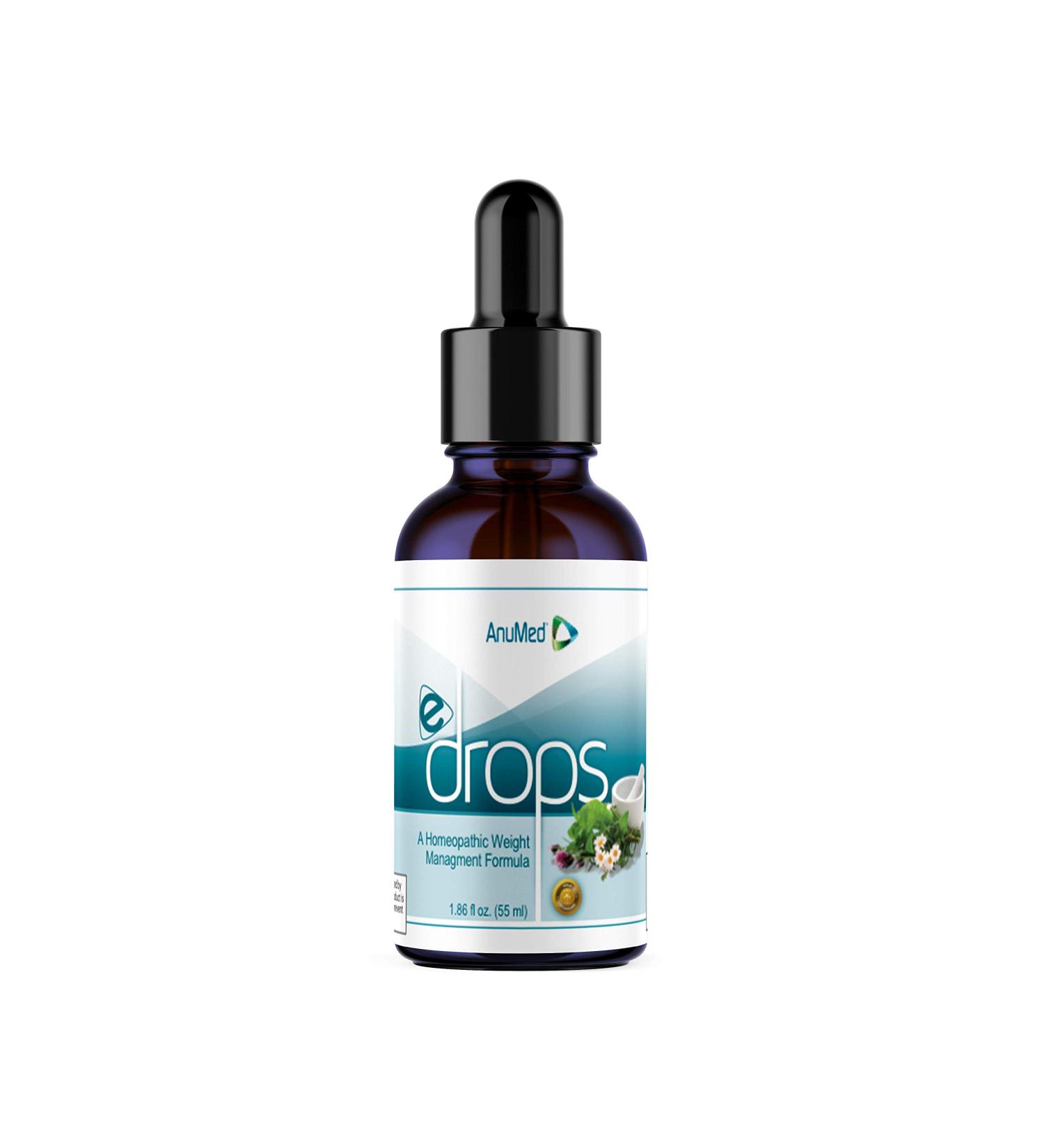 Anumed e-Drops Premium Fast Fat Burner - Metabolism & Energy Booster - Control Hunger - Healthy Weight Loss Drops - Vegan & Keto-Friendly (2oz) - Buy Online on GoSupps.com