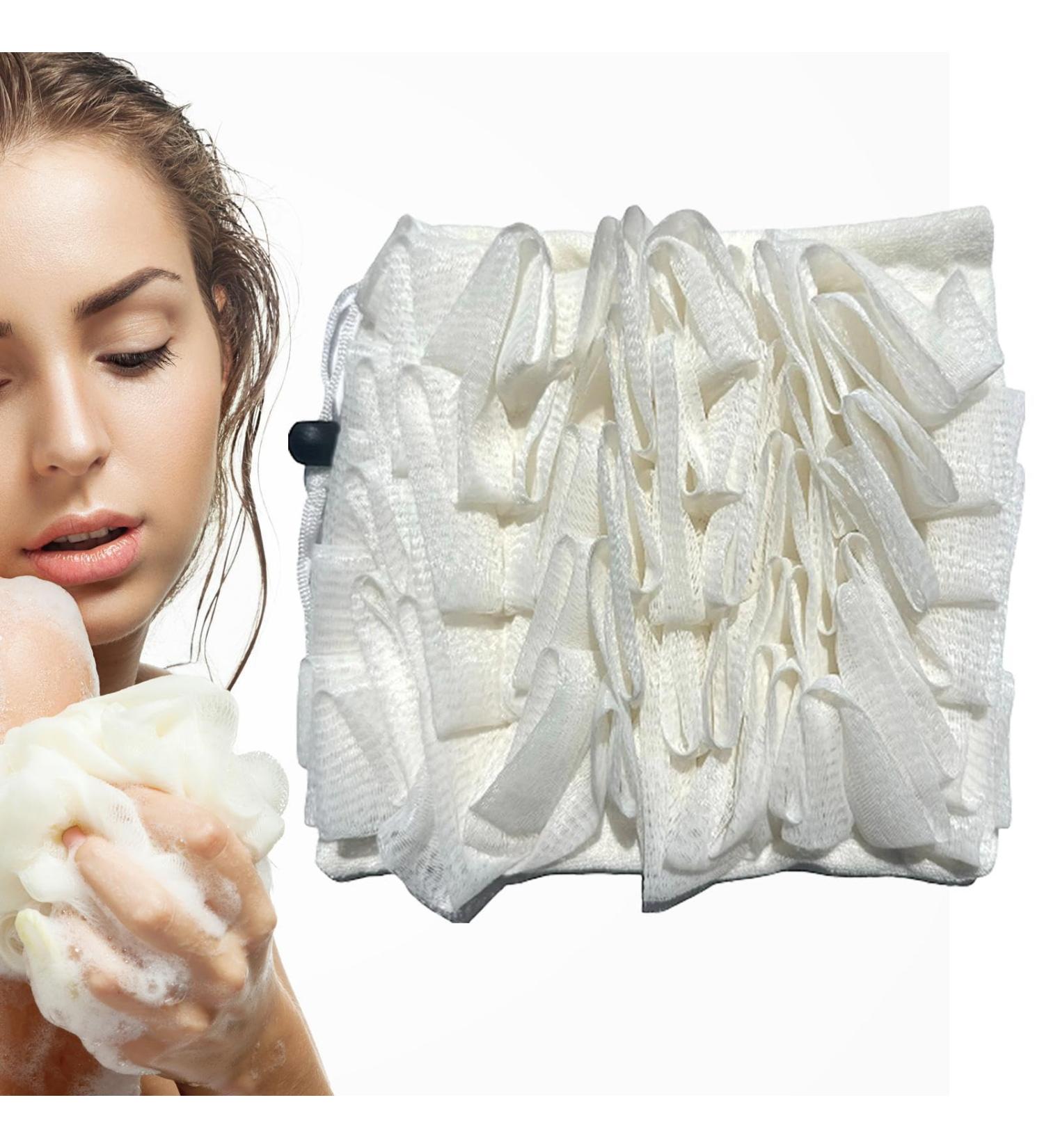 Bath Ball - Body Wash Sponge Scrubber for Women | Shower Pouf Shower Scrubber Body Care Sponge Shower Accessories for Women Men - Buy Online on GoSupps.com