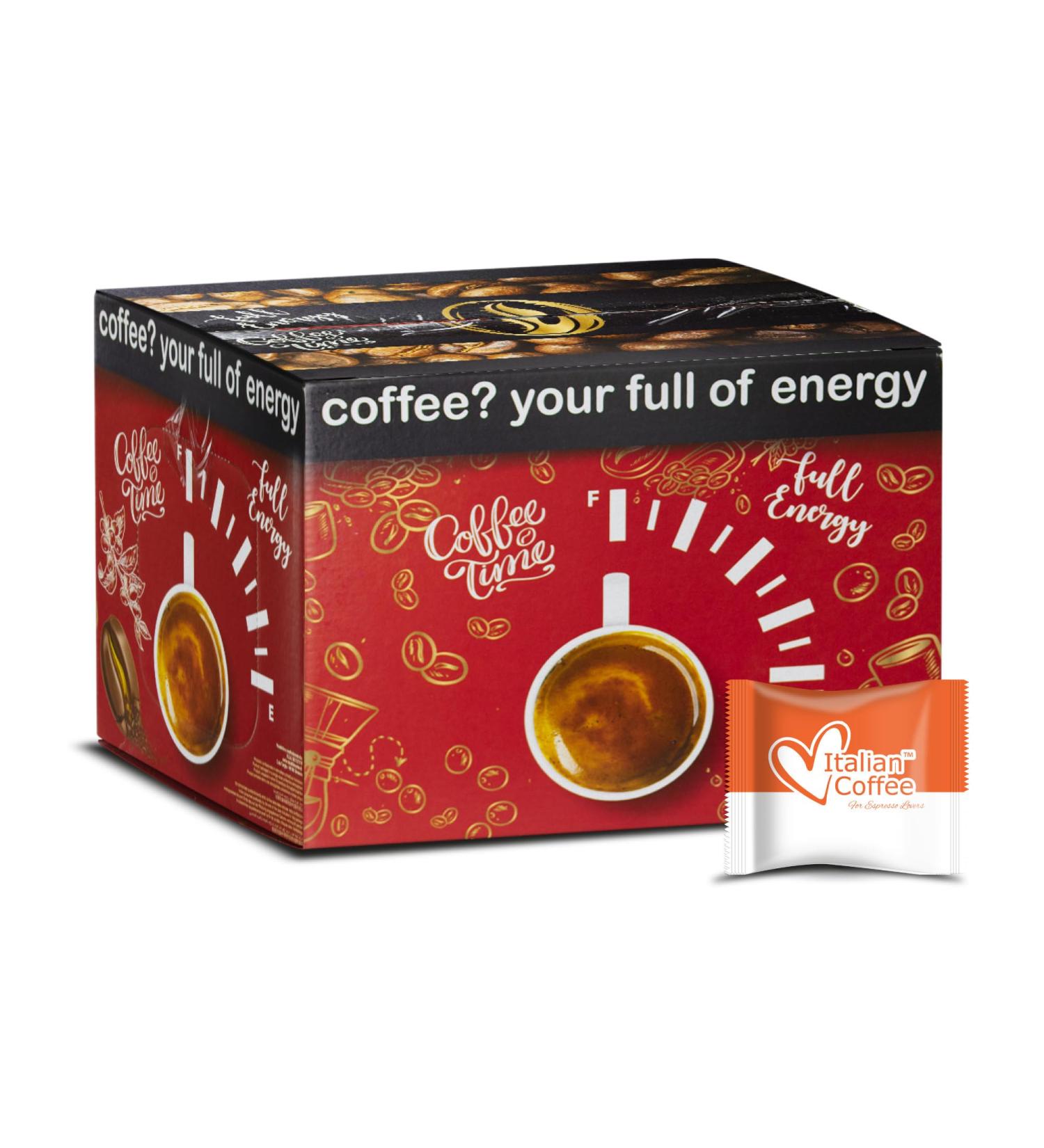 Martello compatible capsules Italian Coffee Espresso pods (Lungo 50 pods) - Buy Online on GoSupps.com