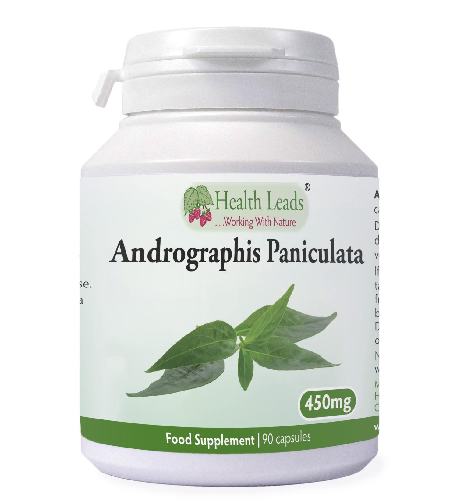 Andrographis Paniculata 450mg - 90 Capsules | Immune Support Supplement - Buy Online on GoSupps.com