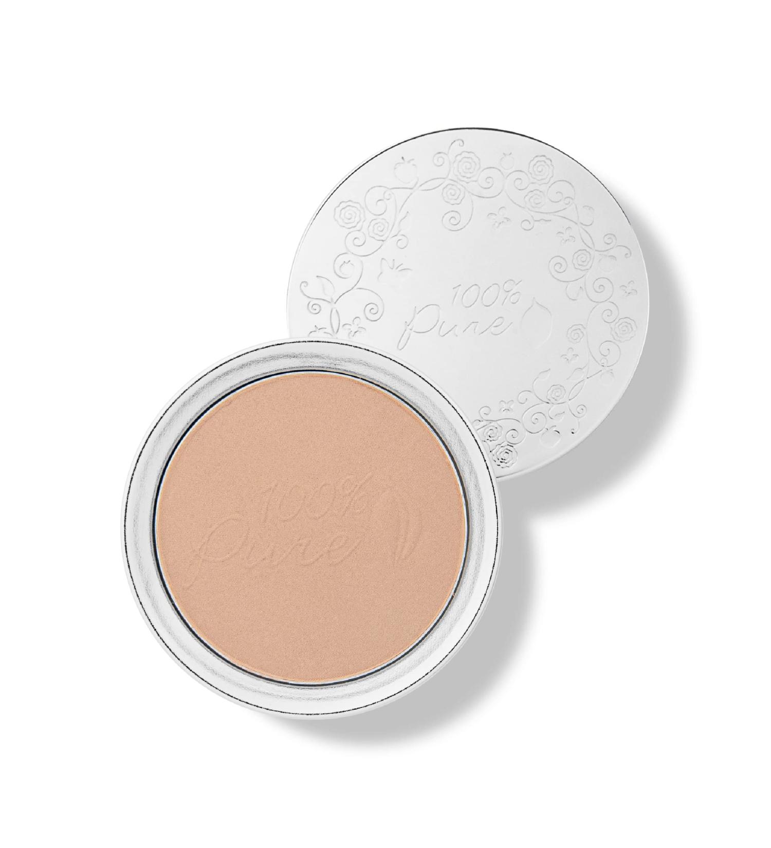 Golden Peach Powder Foundation - Vegan & Matte Finish - 0.32 Oz - Buy Online on GoSupps.com